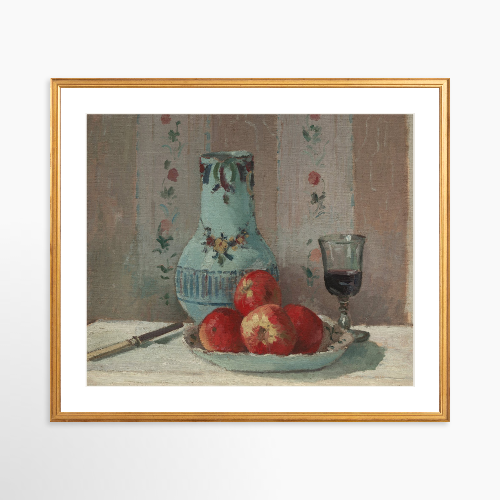 24x20 / Certificate Gold Frame + White Mat