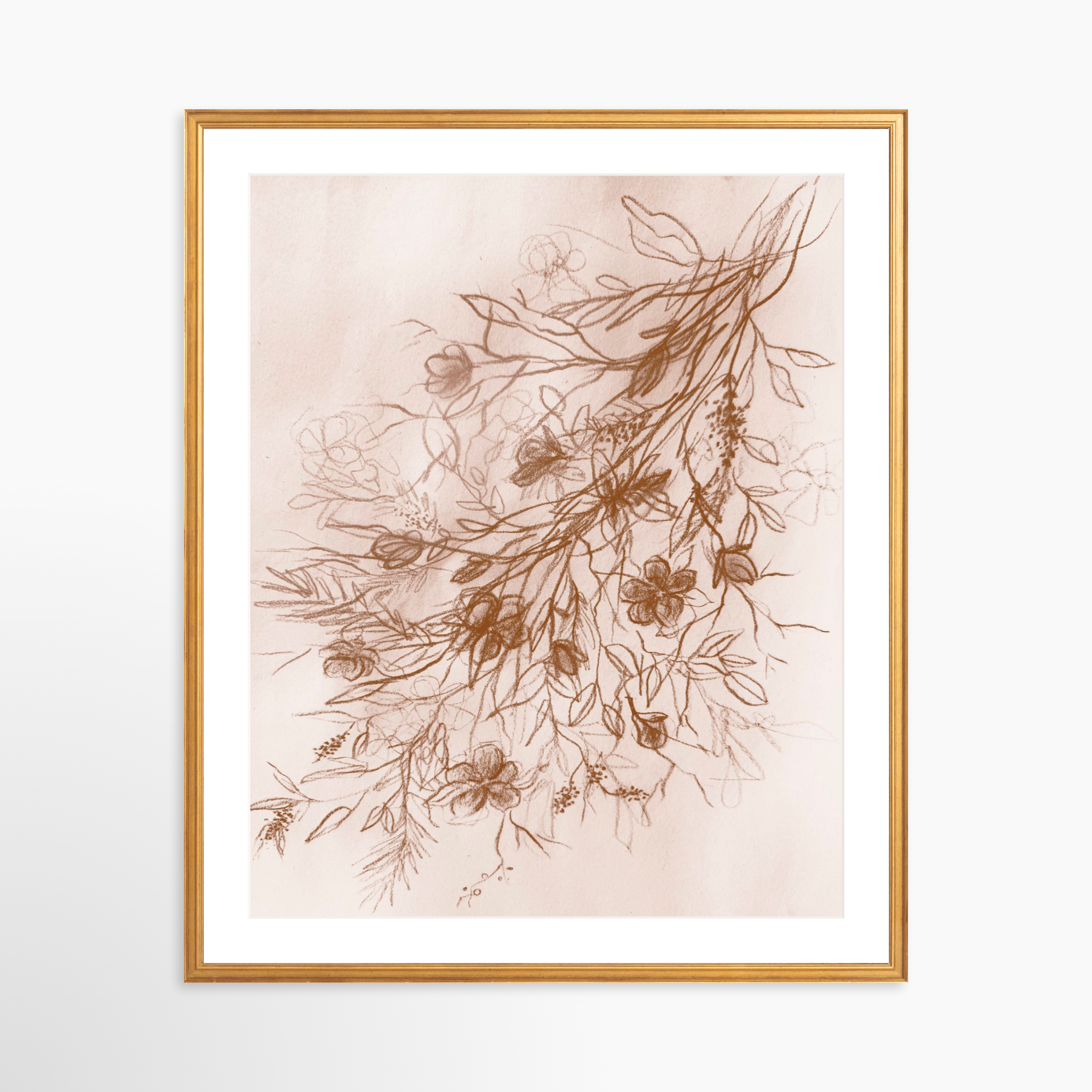 24x30 / Certificate Gold Frame + White Mat