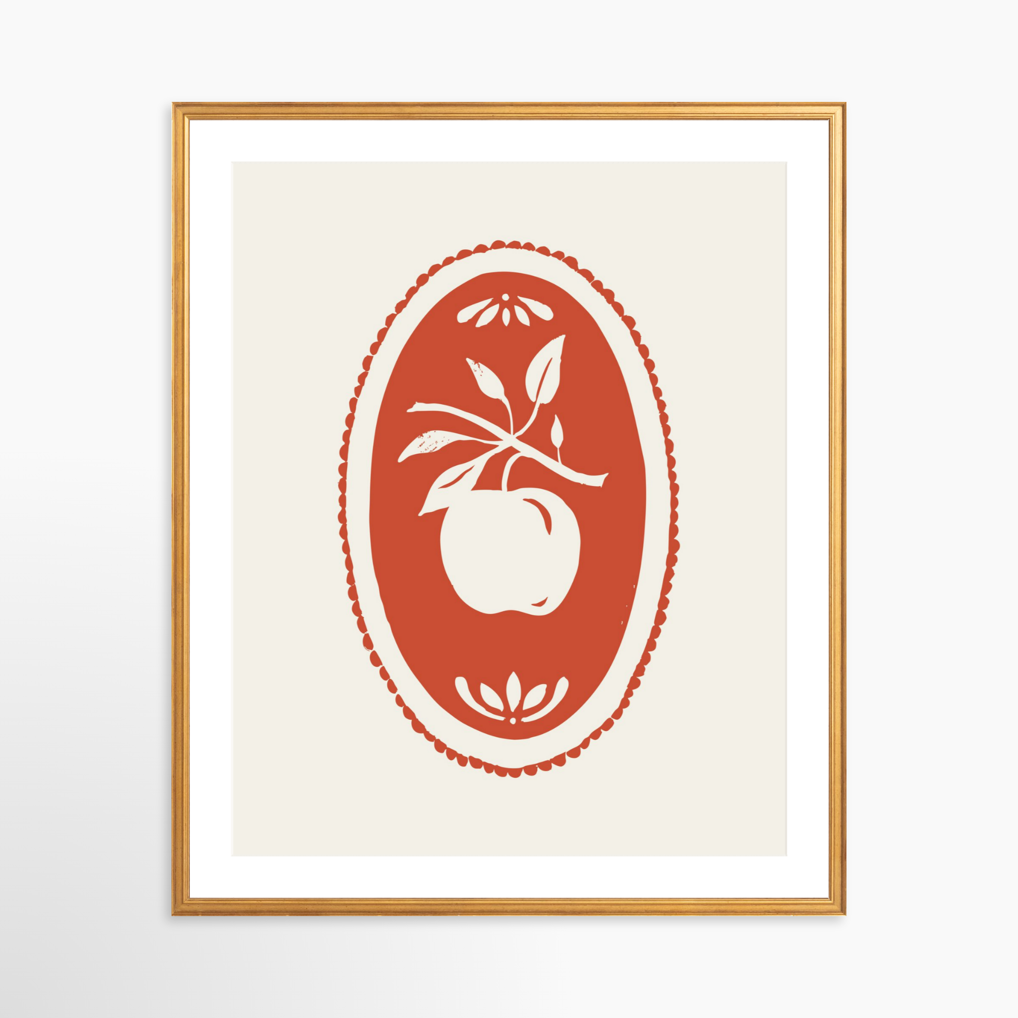 24x30 / Certificate Gold Frame + White Mat