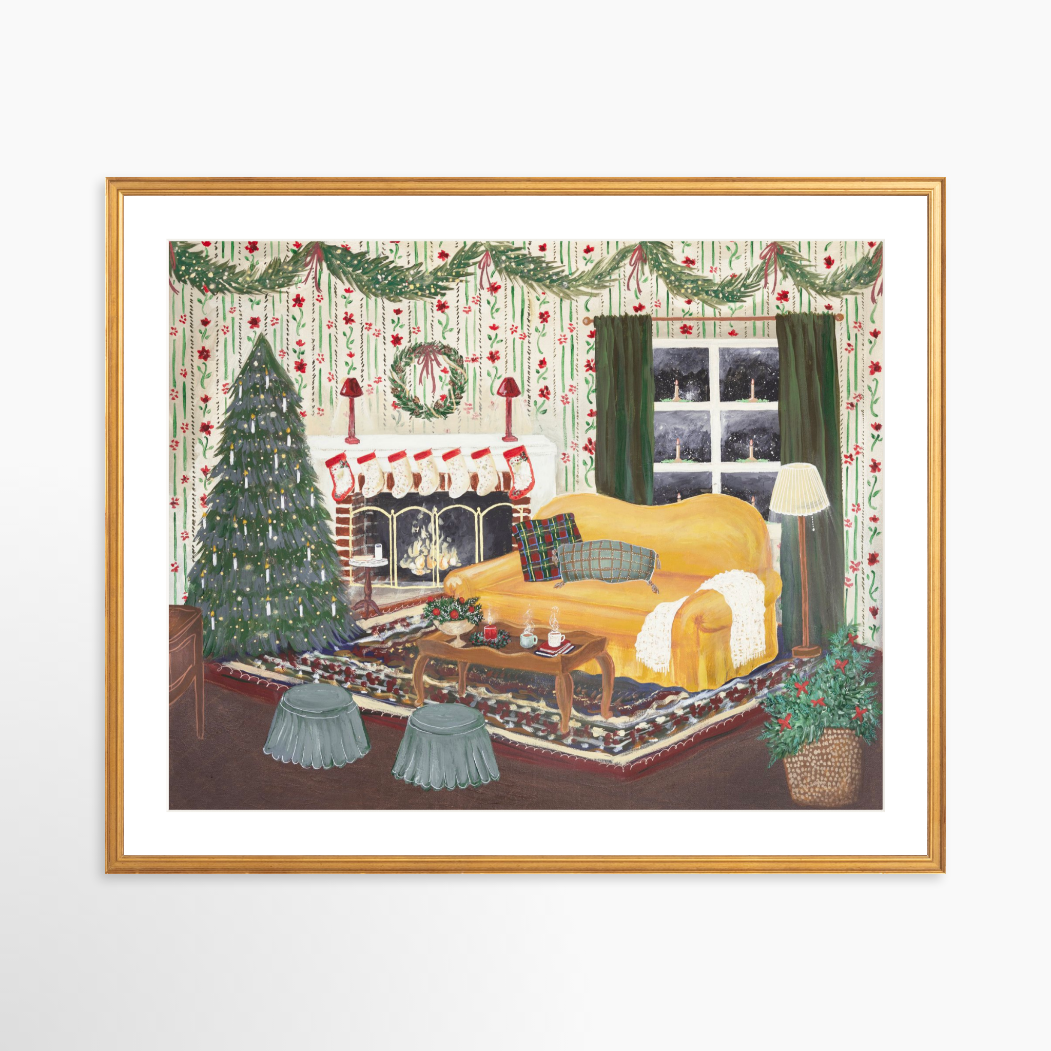 30x24 / Certificate Gold Frame + White Mat