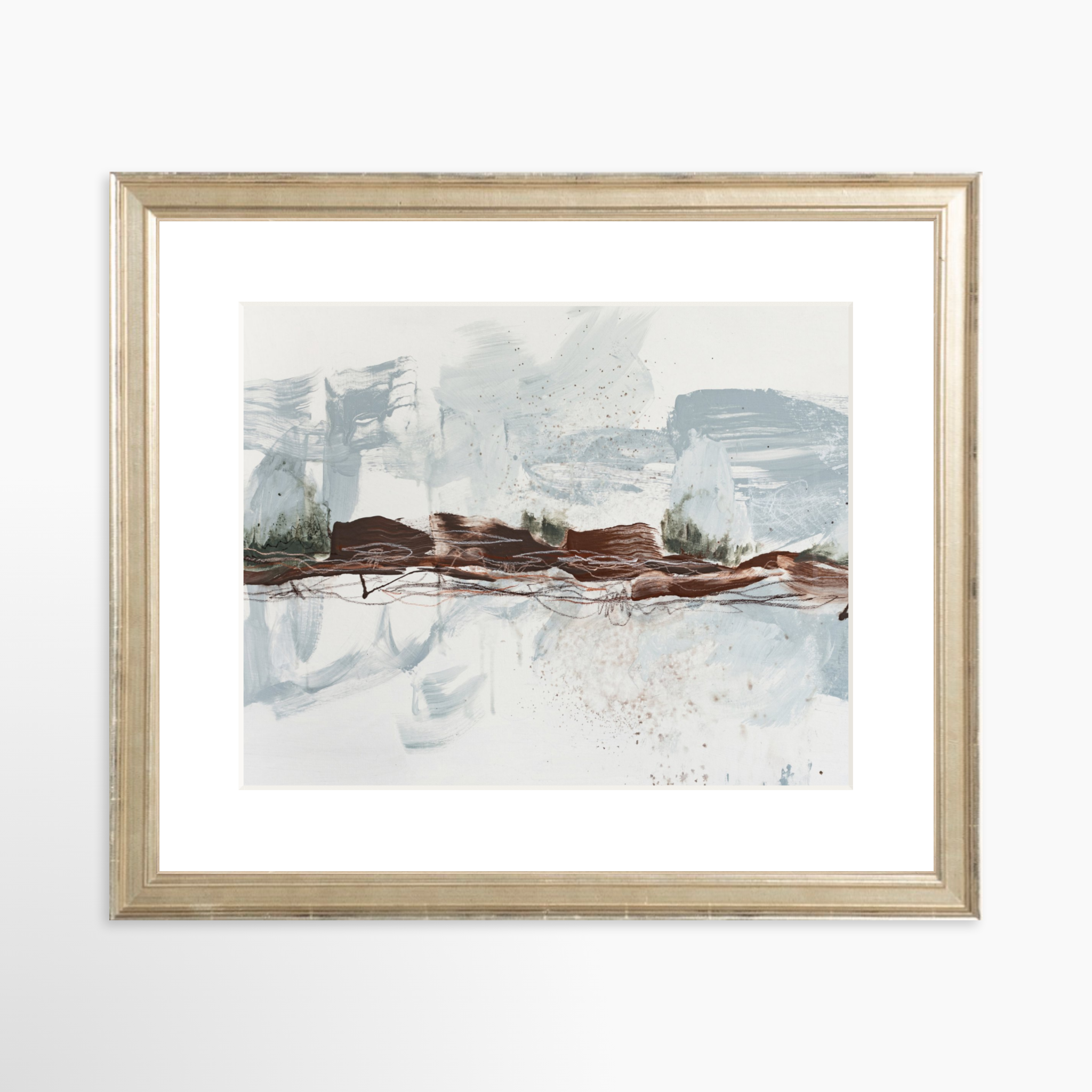 10x8 / Certificate Silver Frame + White Mat