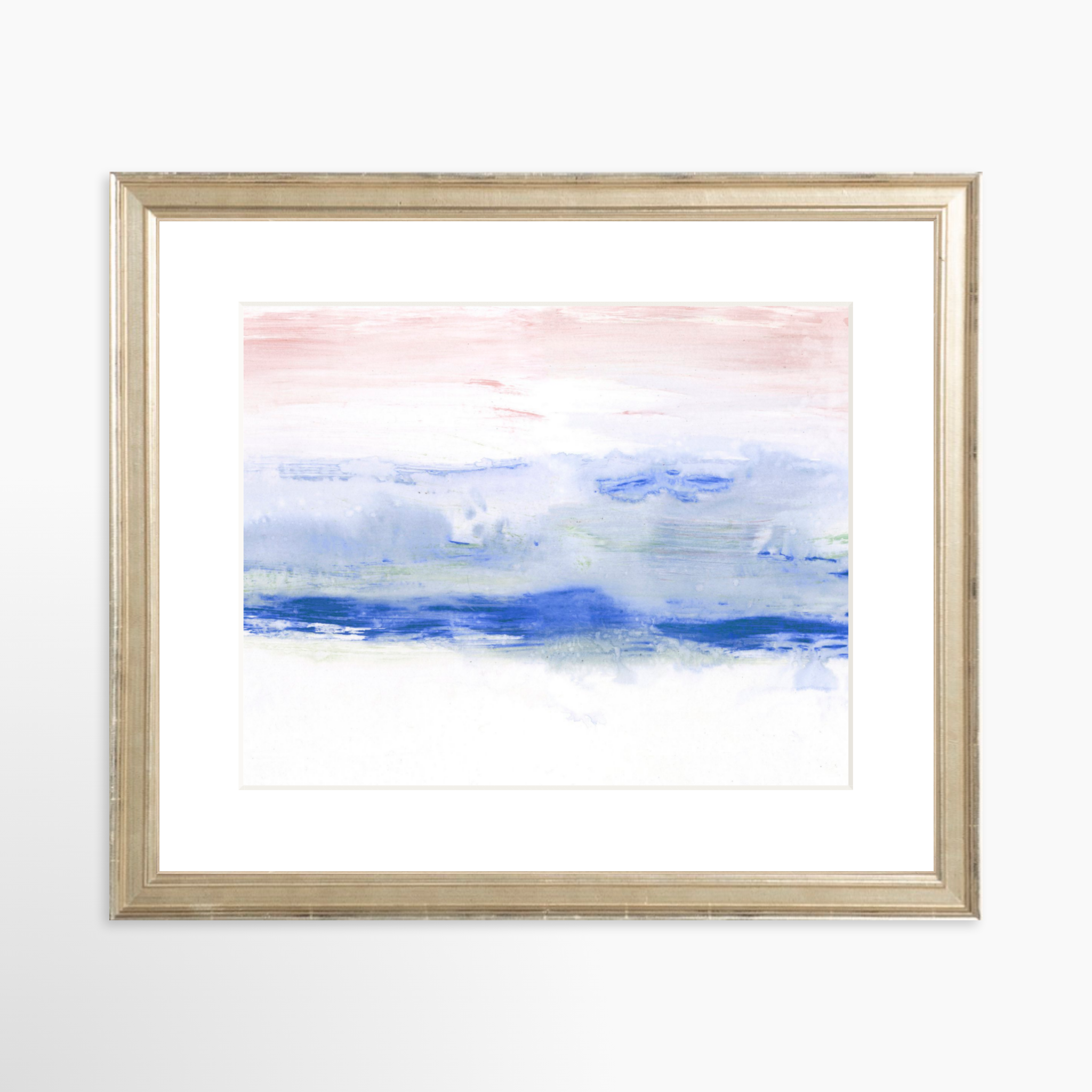 10x8 / Certificate Silver Frame + White Mat