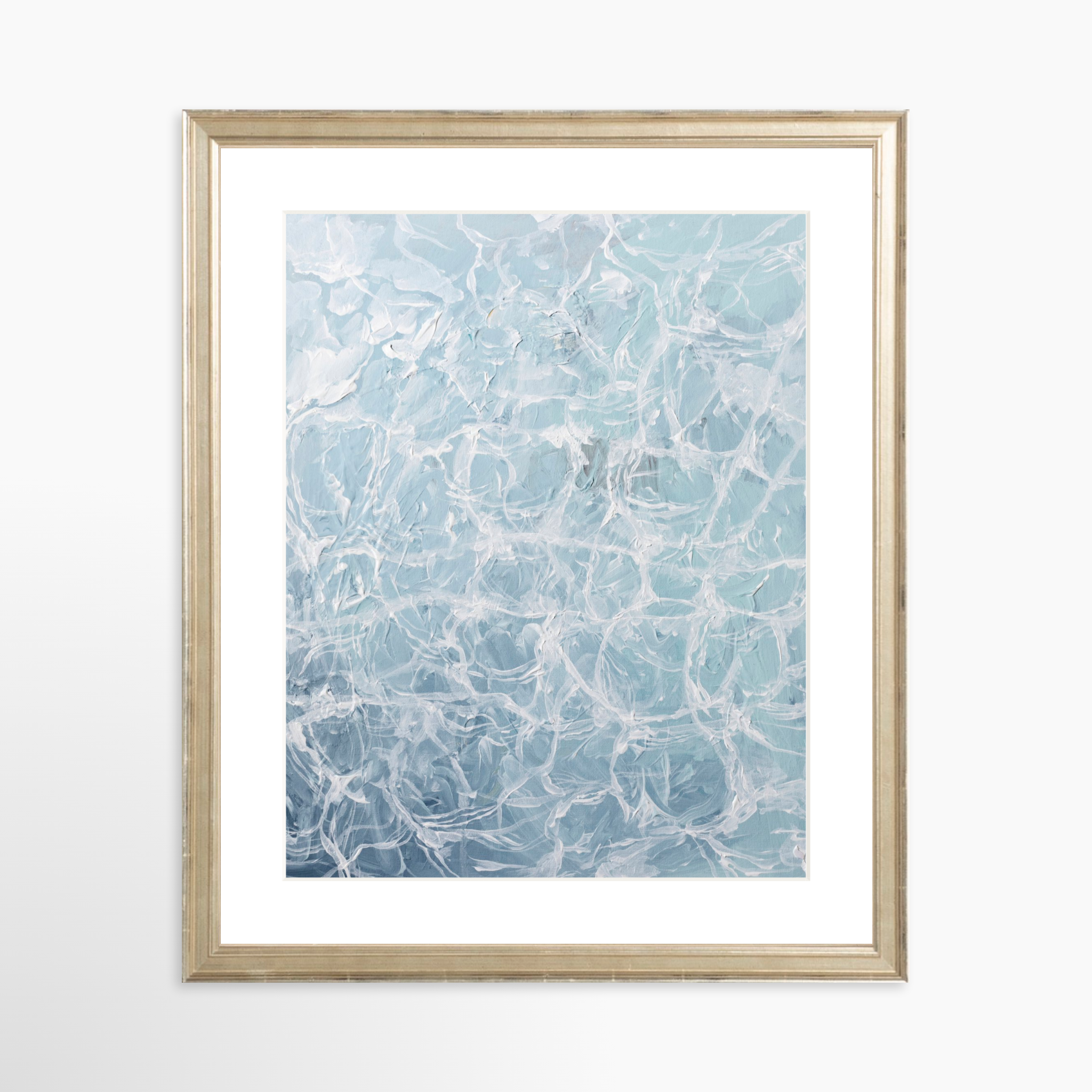 11x14 / Certificate Silver Frame + White Mat