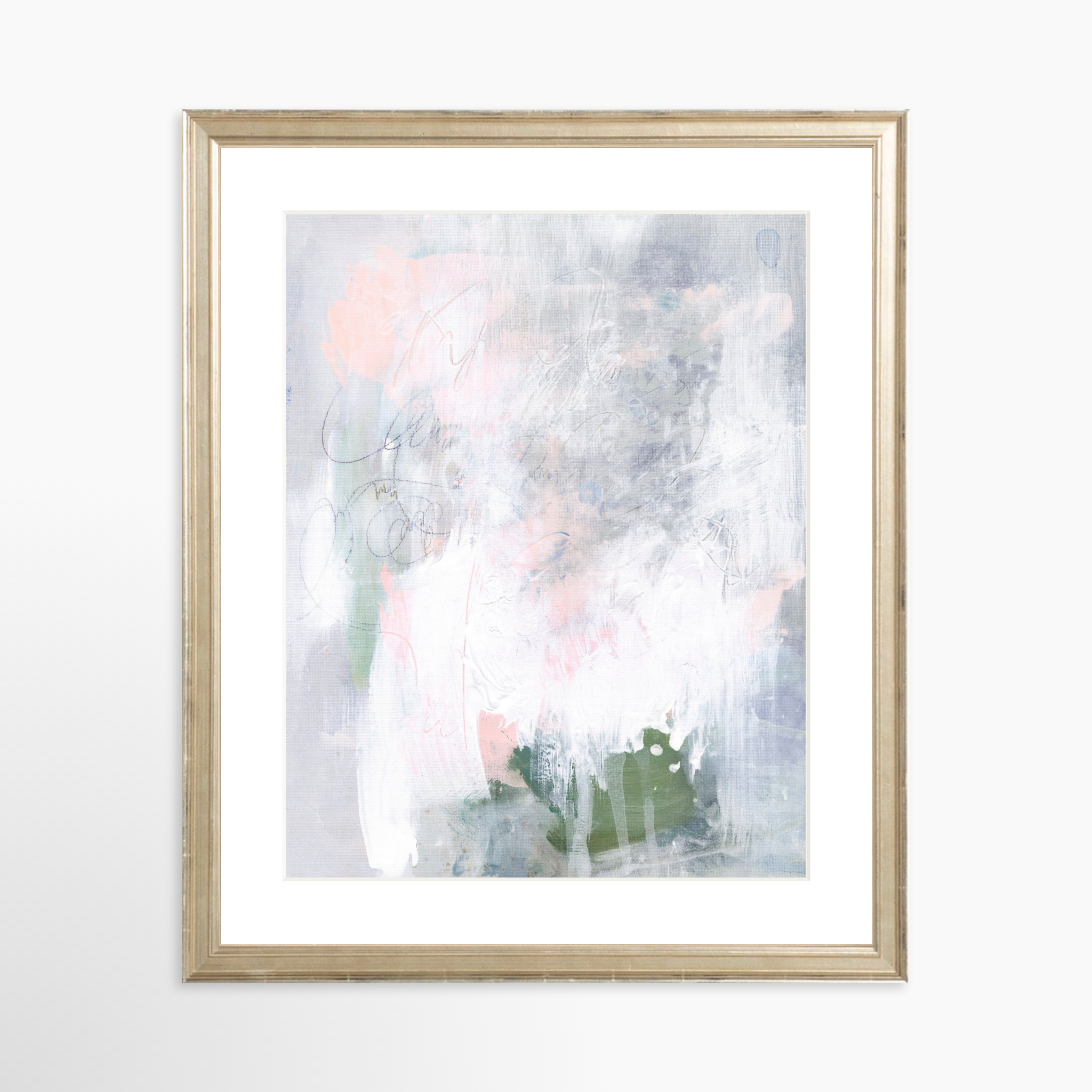 11x14 / Certificate Silver Frame + White Mat