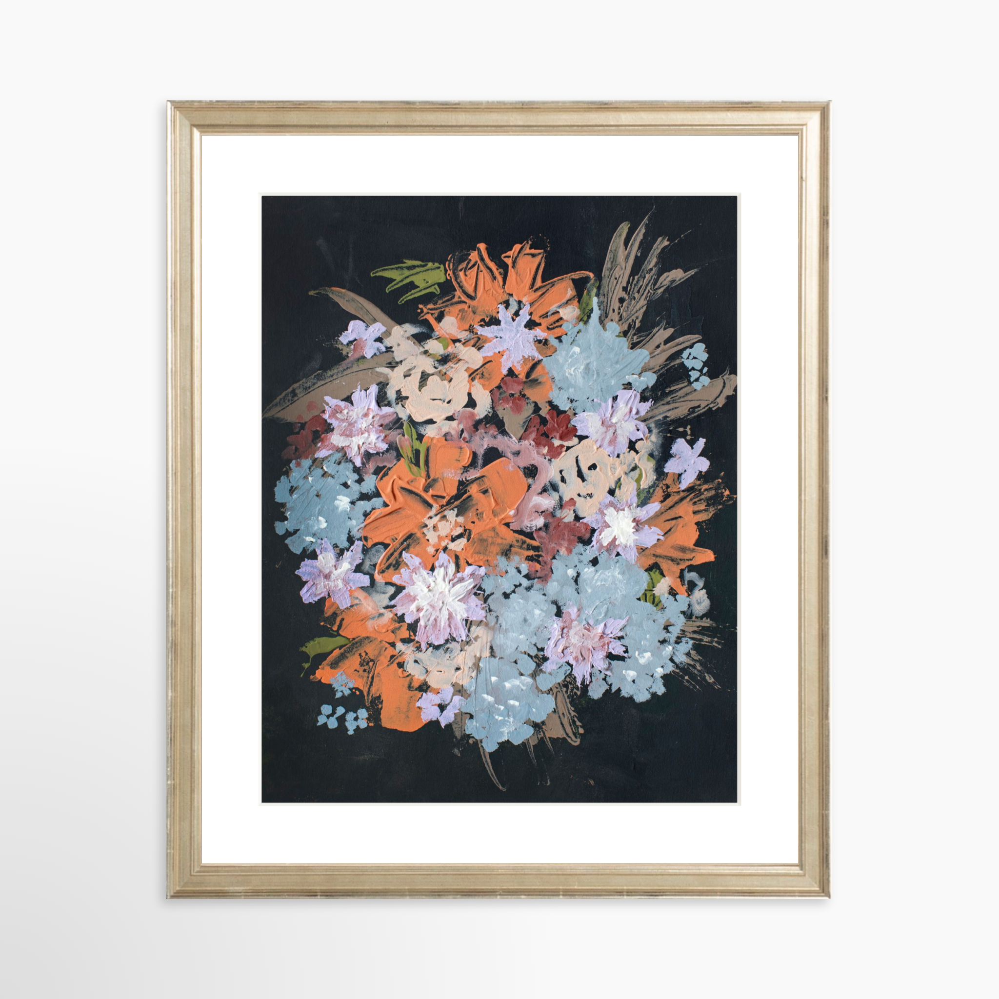 11x14 / Certificate Silver Frame + White Mat