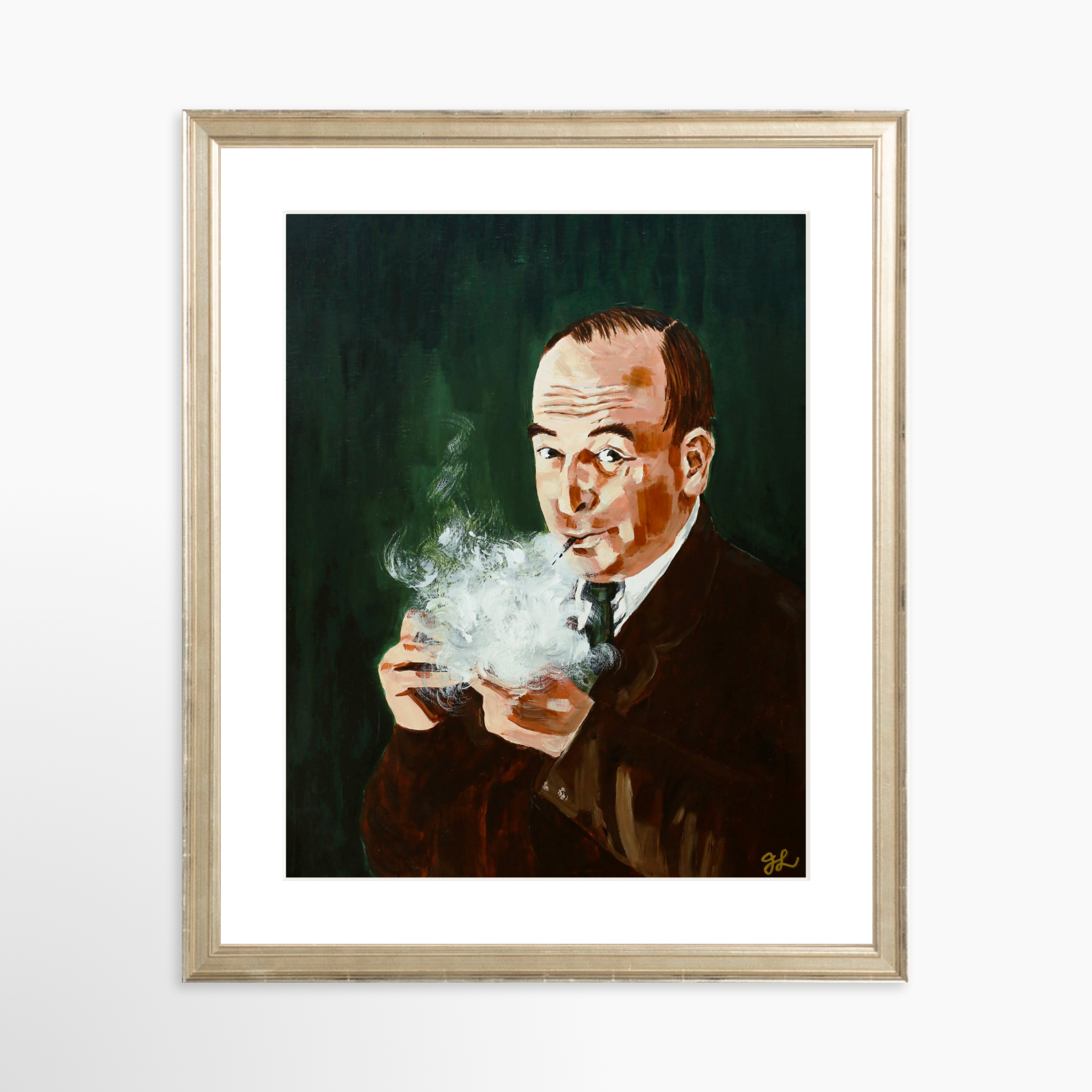 11x14 / Certificate Silver Frame + White Mat