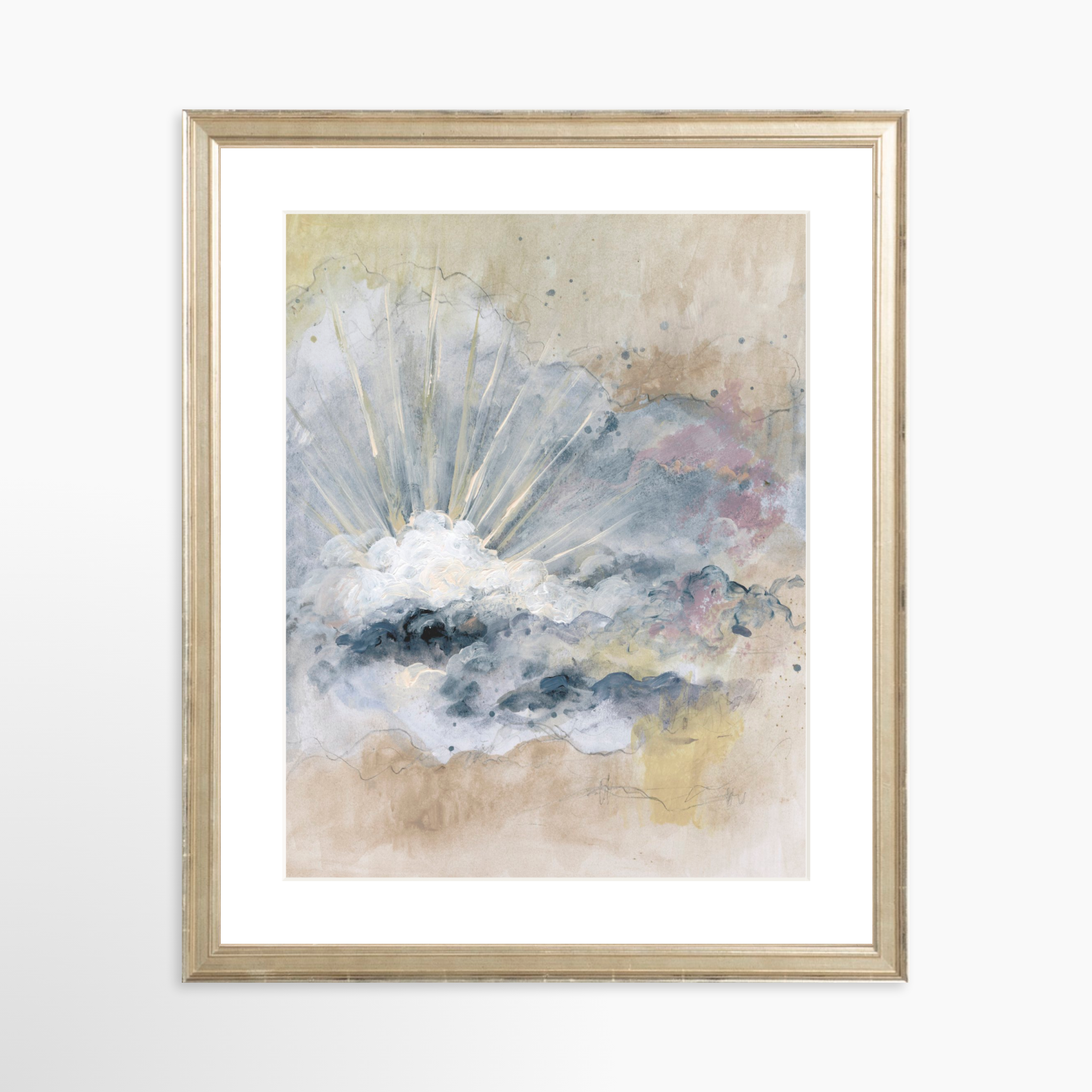 11x14 / Certificate Silver Frame + White Mat