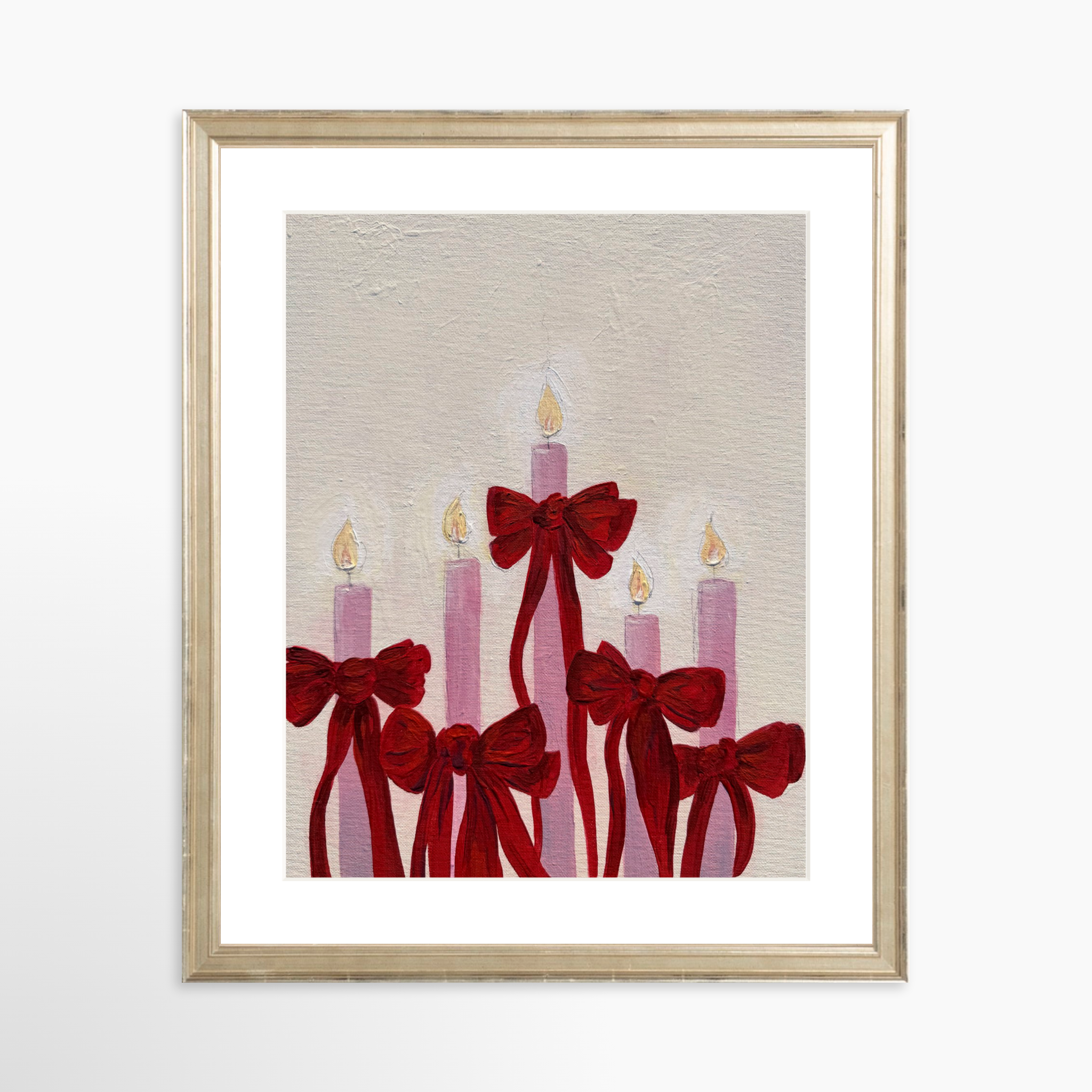 11x14 / Certificate Silver Frame + White Mat