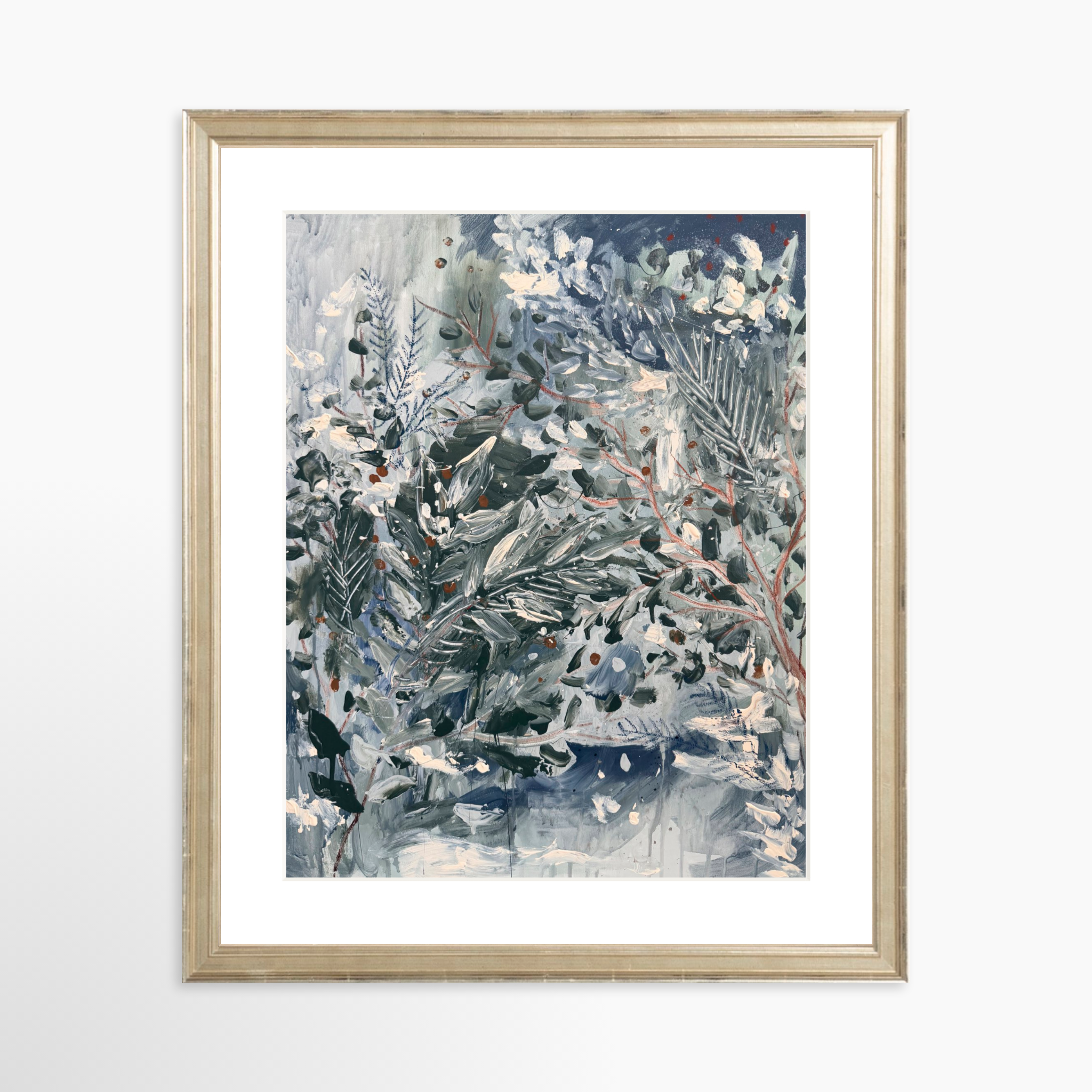 11x14 / Certificate Silver Frame + White Mat