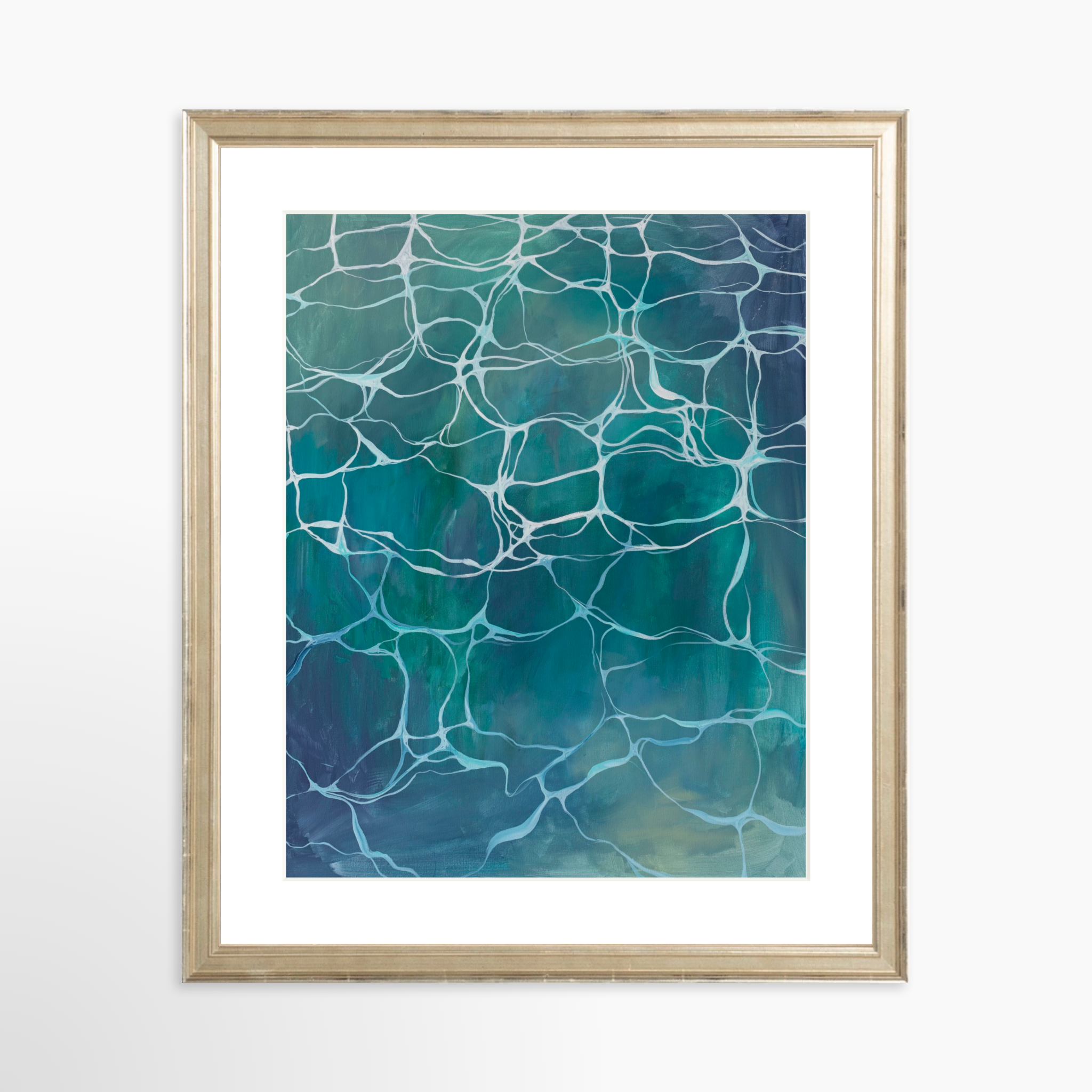 11x14 / Certificate Silver Frame + White Mat
