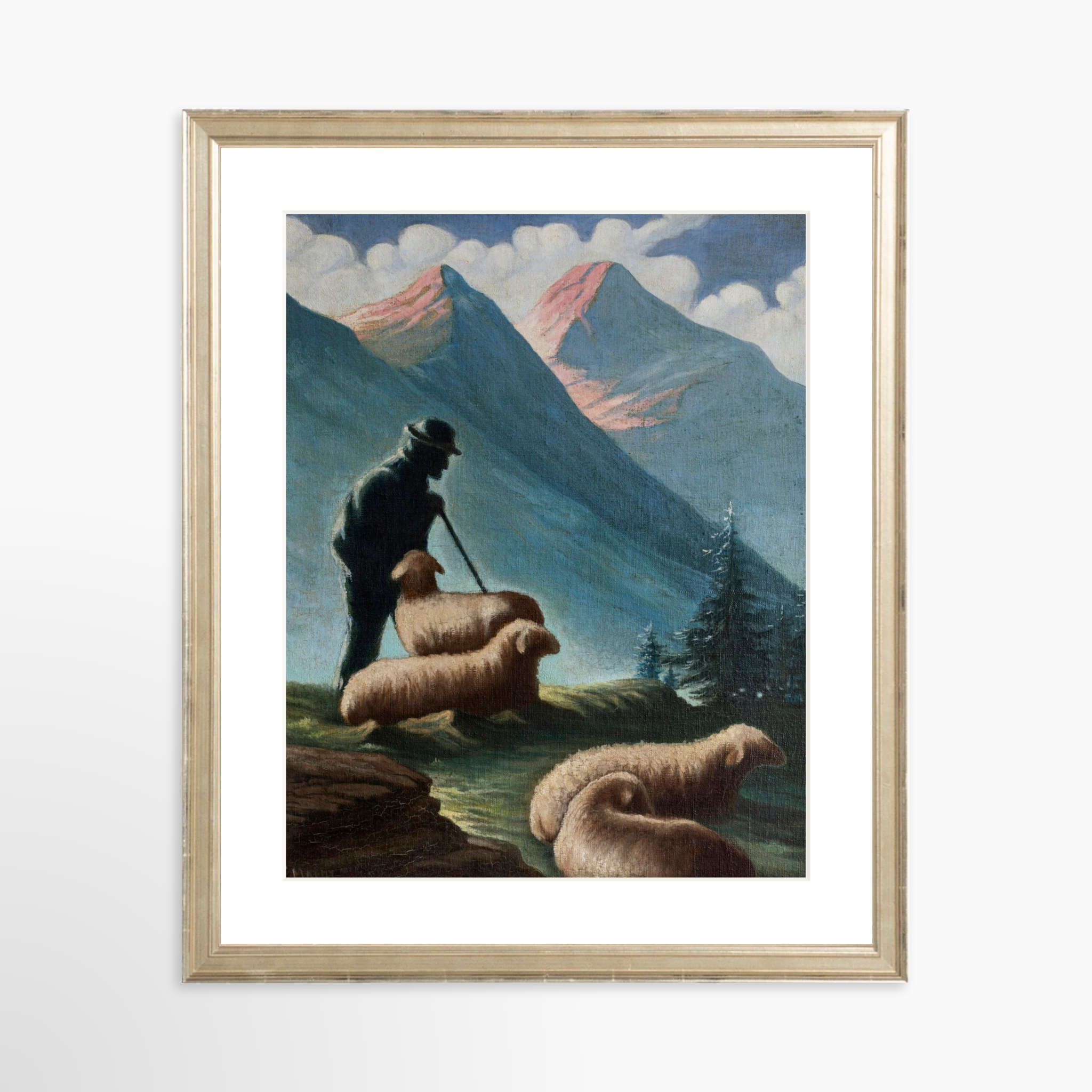 11x14 / Certificate Silver Frame + White Mat