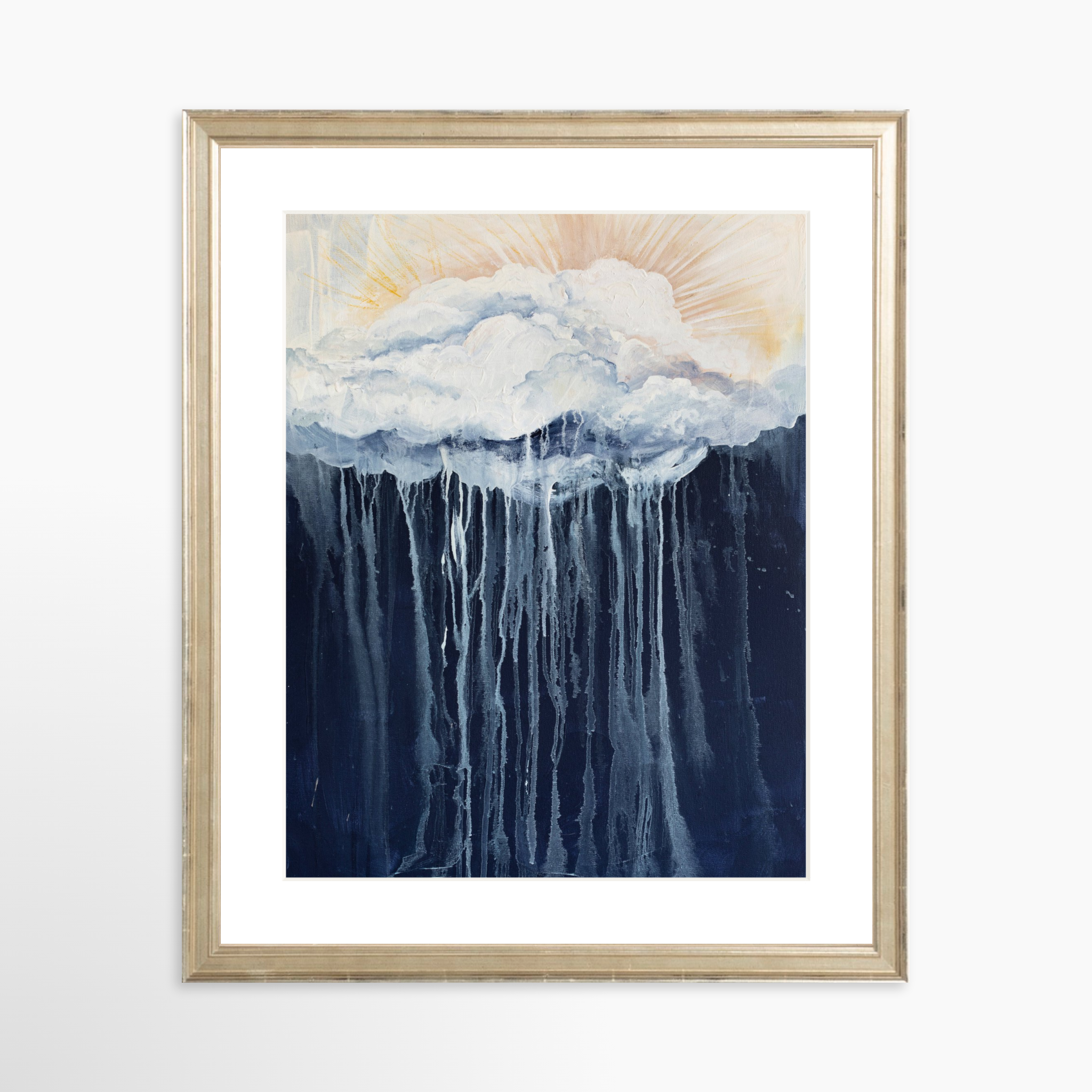 11x14 / Certificate Silver Frame + White Mat