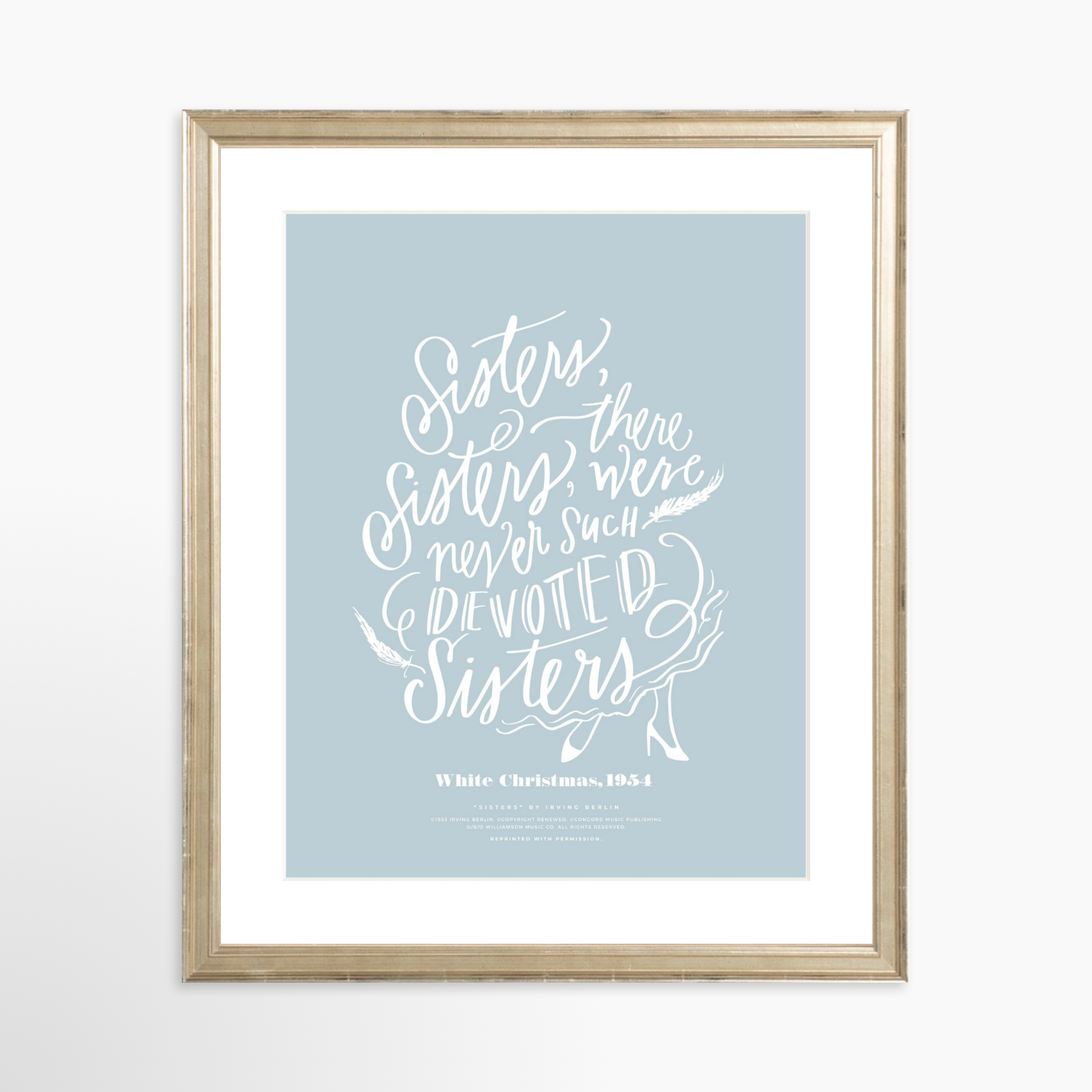 11x14 / Certificate Silver Frame + White Mat