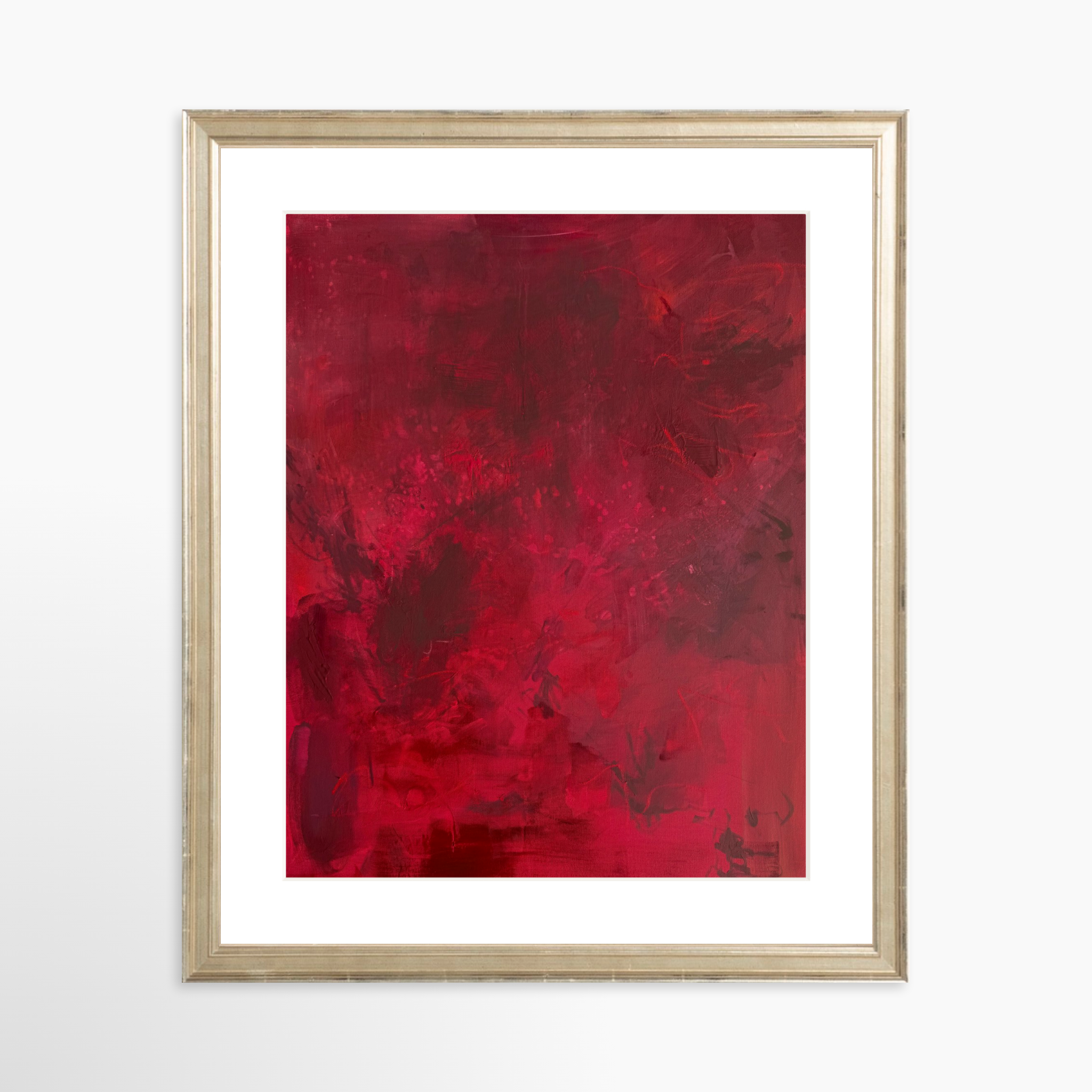 11x14 / Certificate Silver Frame + White Mat