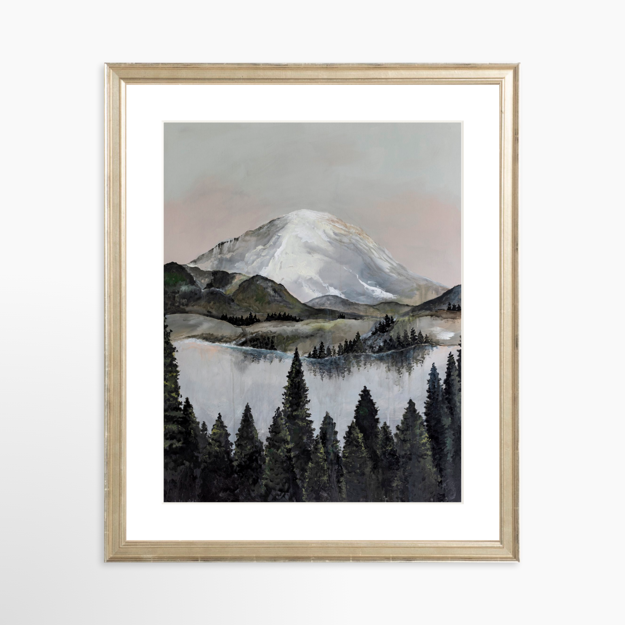 11x14 / Certificate Silver Frame + White Mat