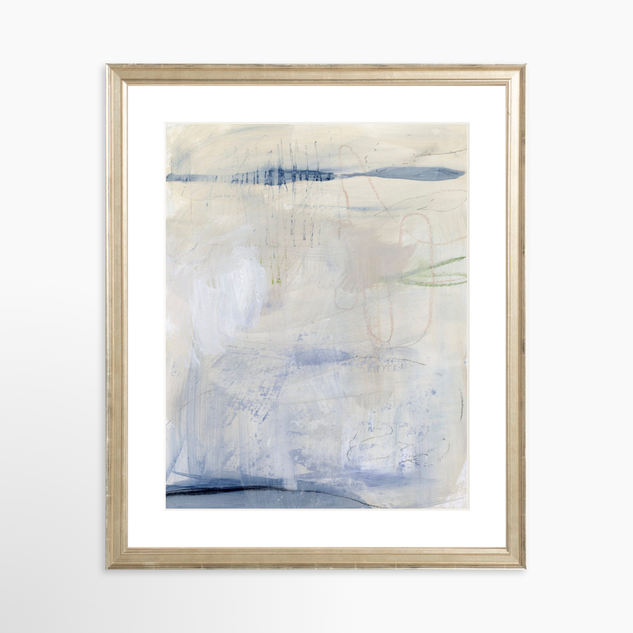 11x14 / Certificate Silver Frame + White Mat