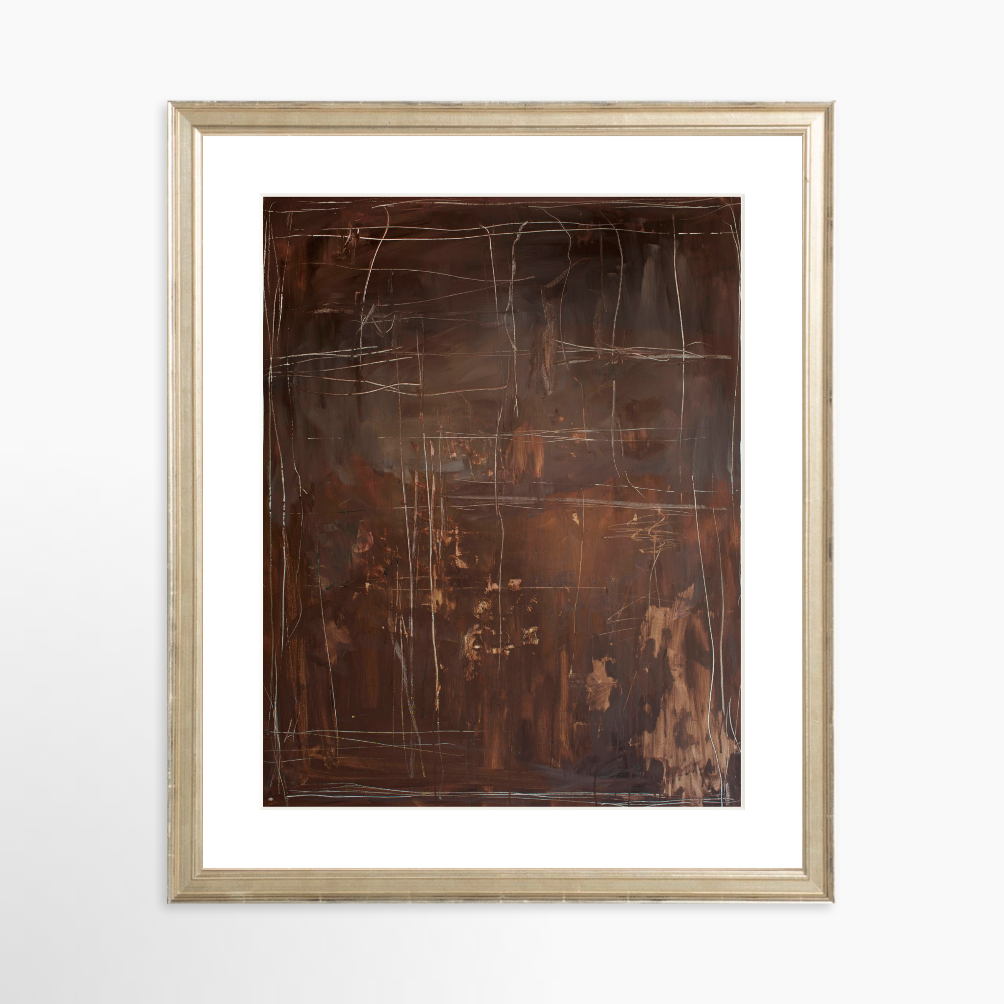 11x14 / Certificate Silver Frame + White Mat