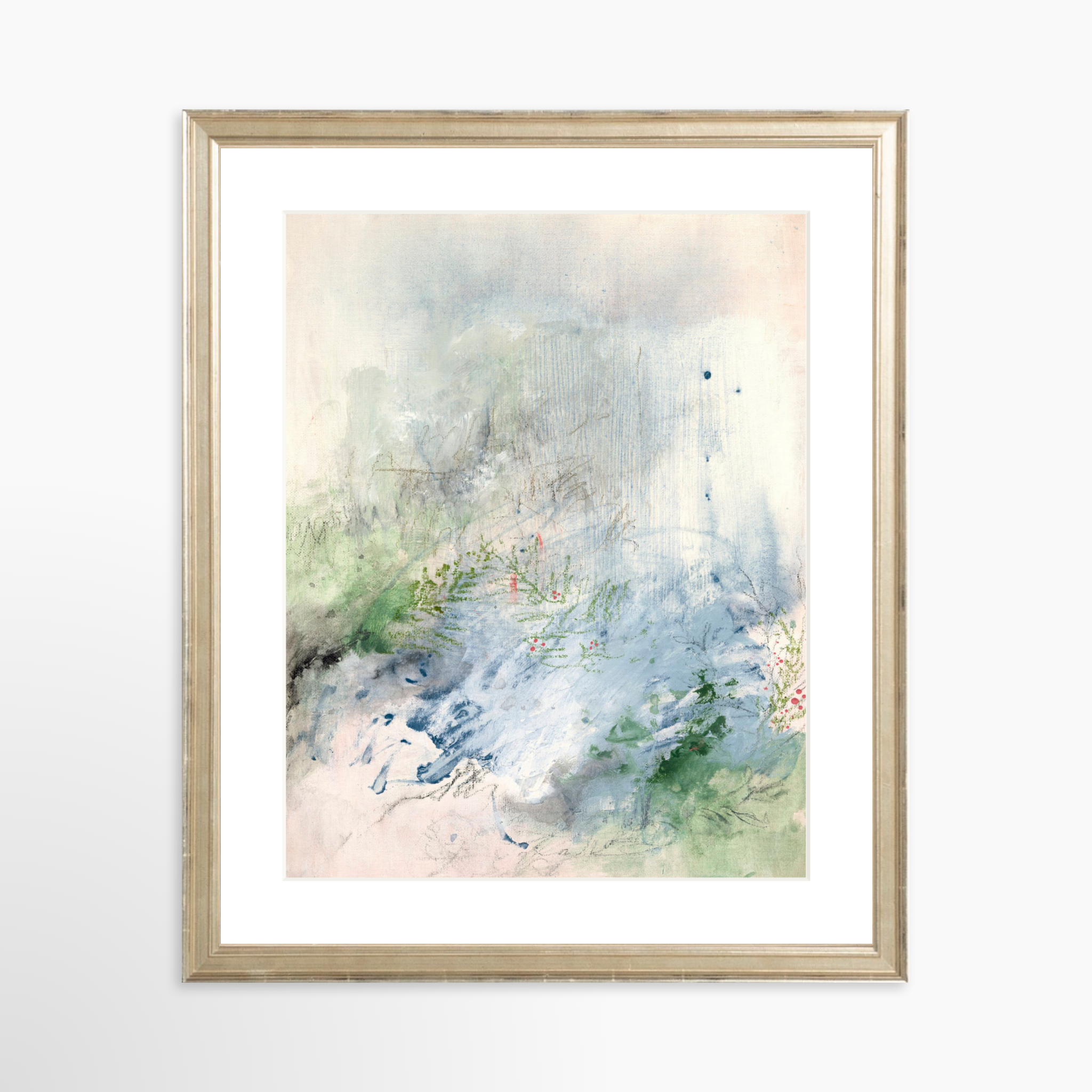 11x14 / Certificate Silver Frame + White Mat