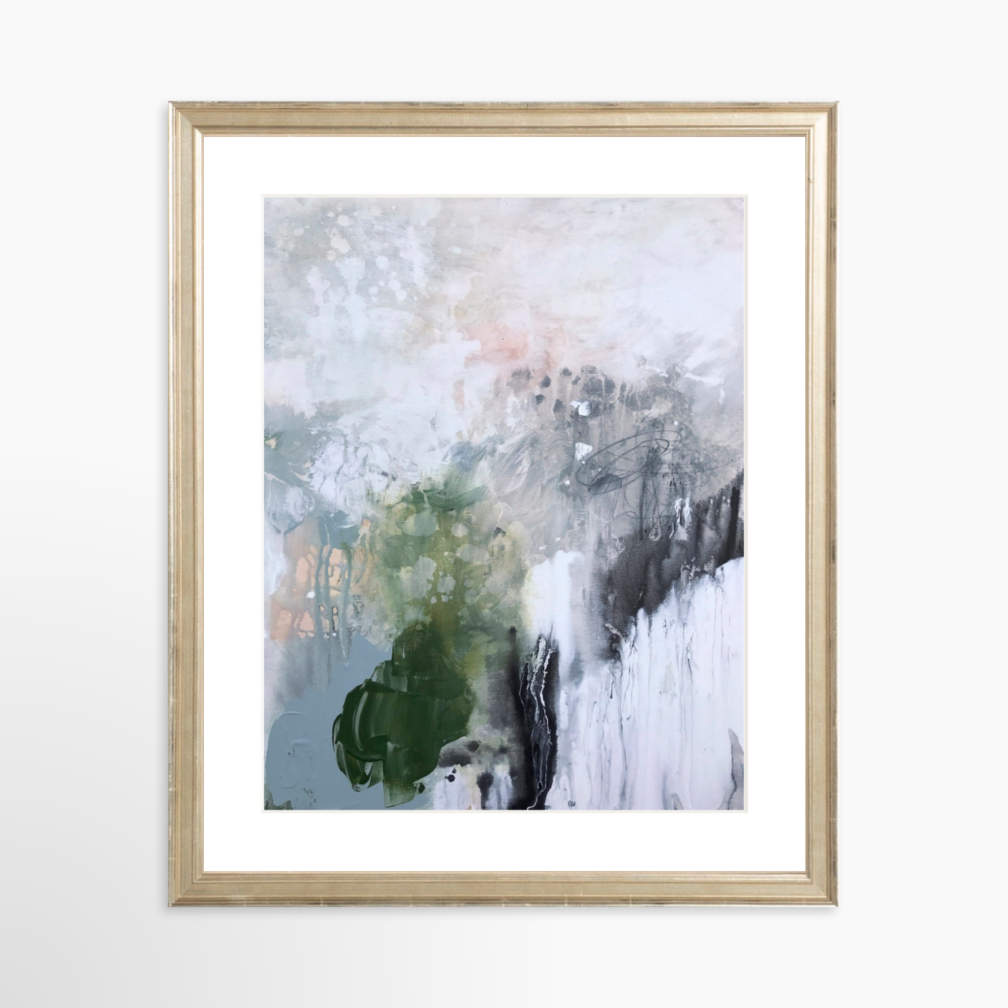 11x14 / Certificate Silver Frame + White Mat