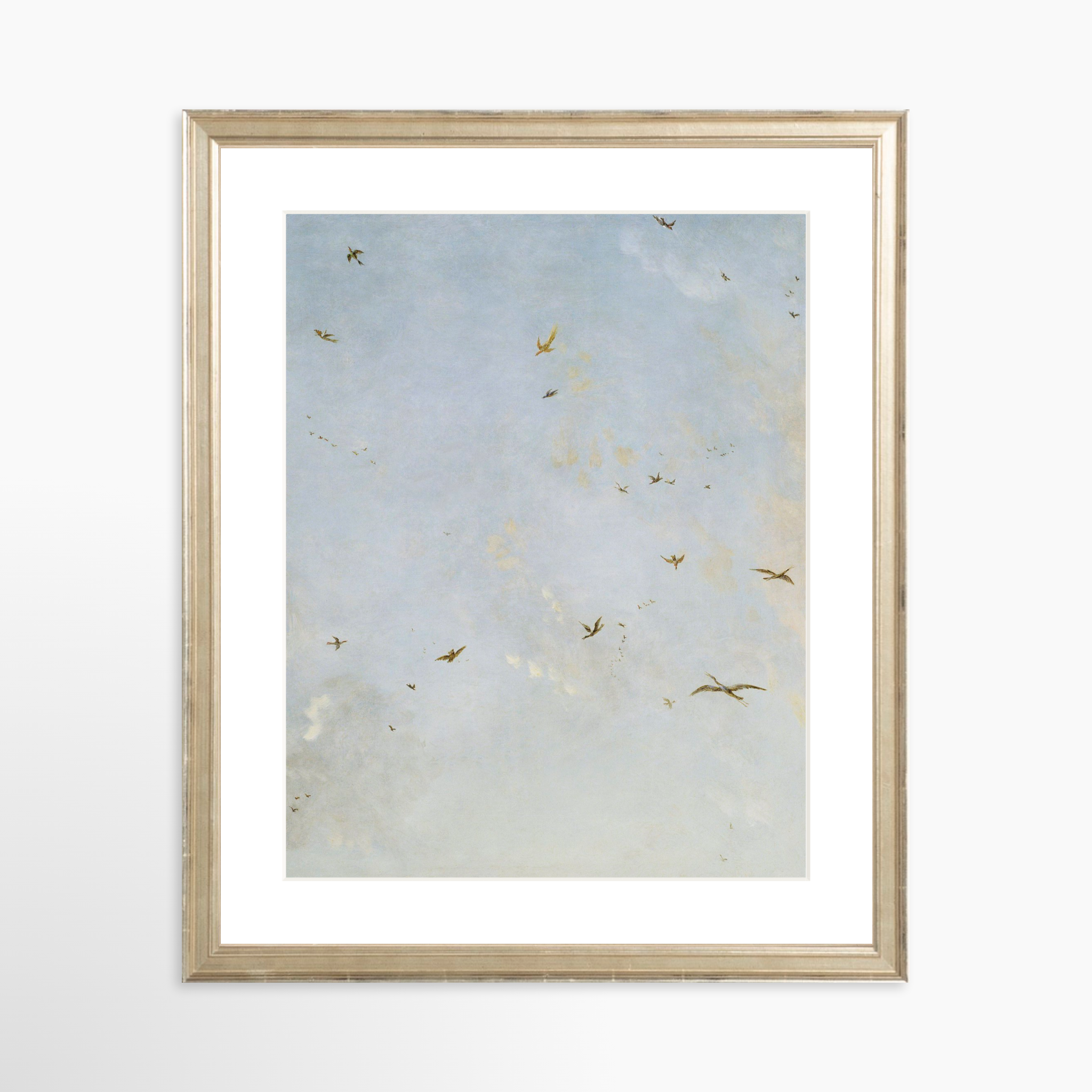 11x14 / Certificate Silver Frame + White Mat