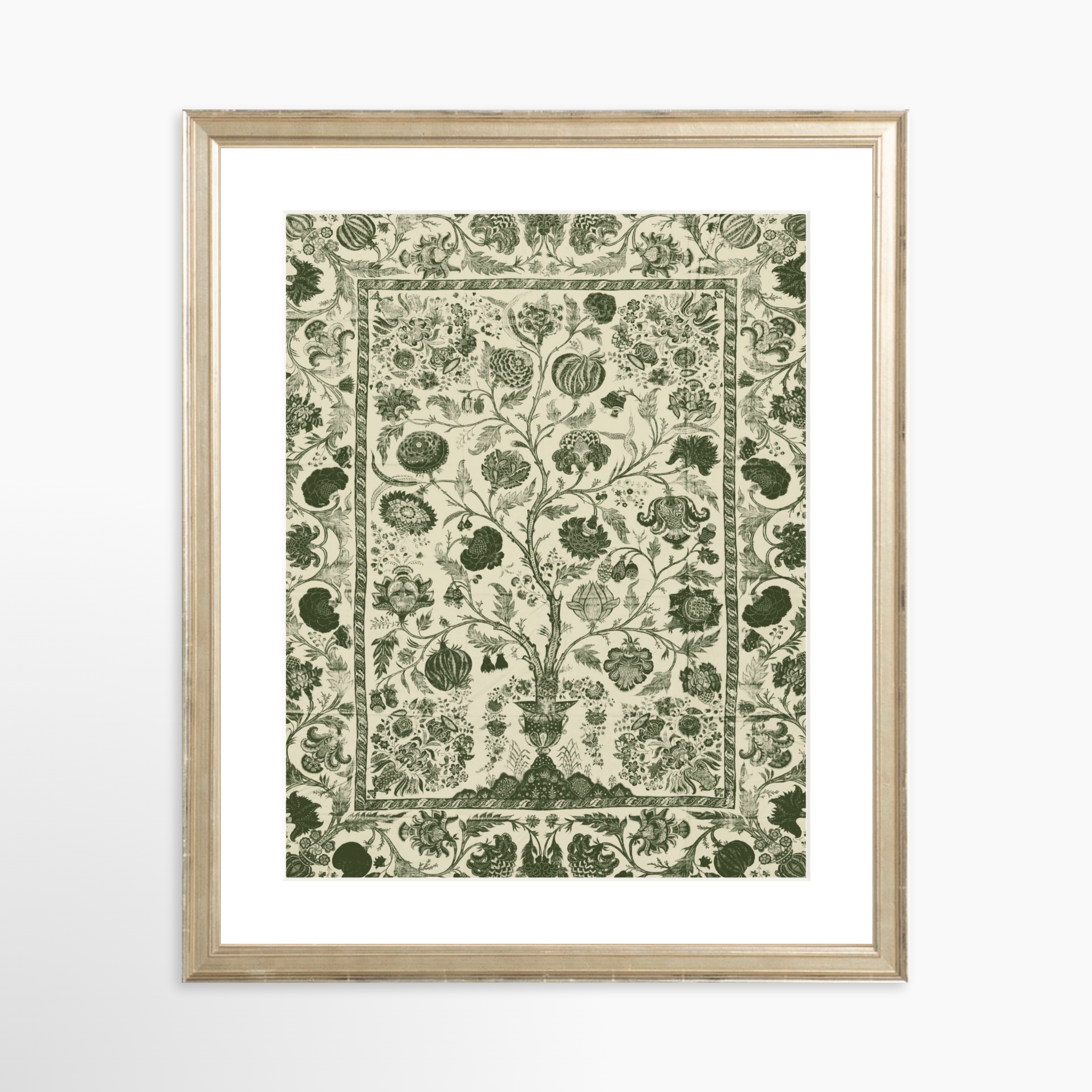 11x14 / Certificate Silver Frame + White Mat