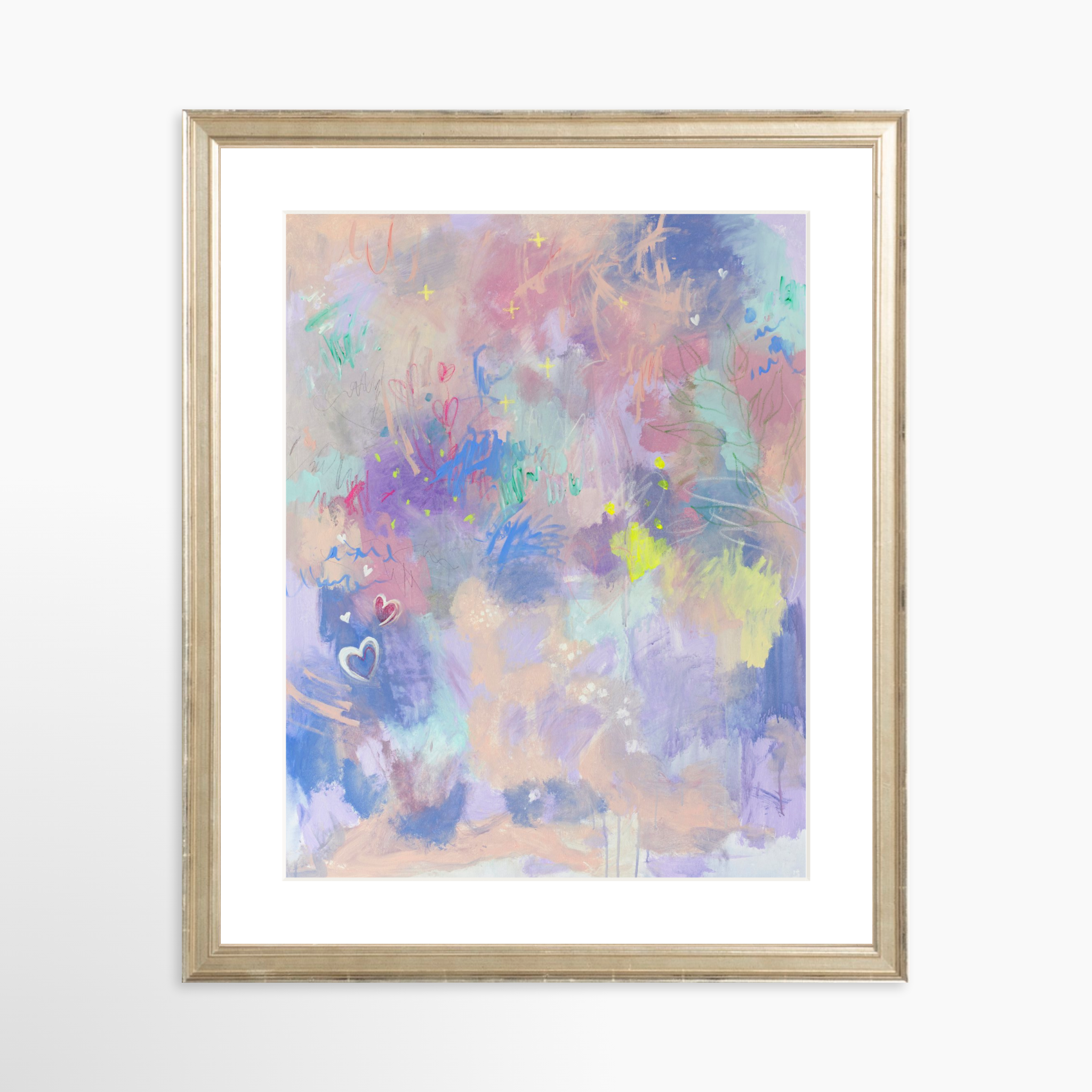 11x14 / Certificate Silver Frame + White Mat