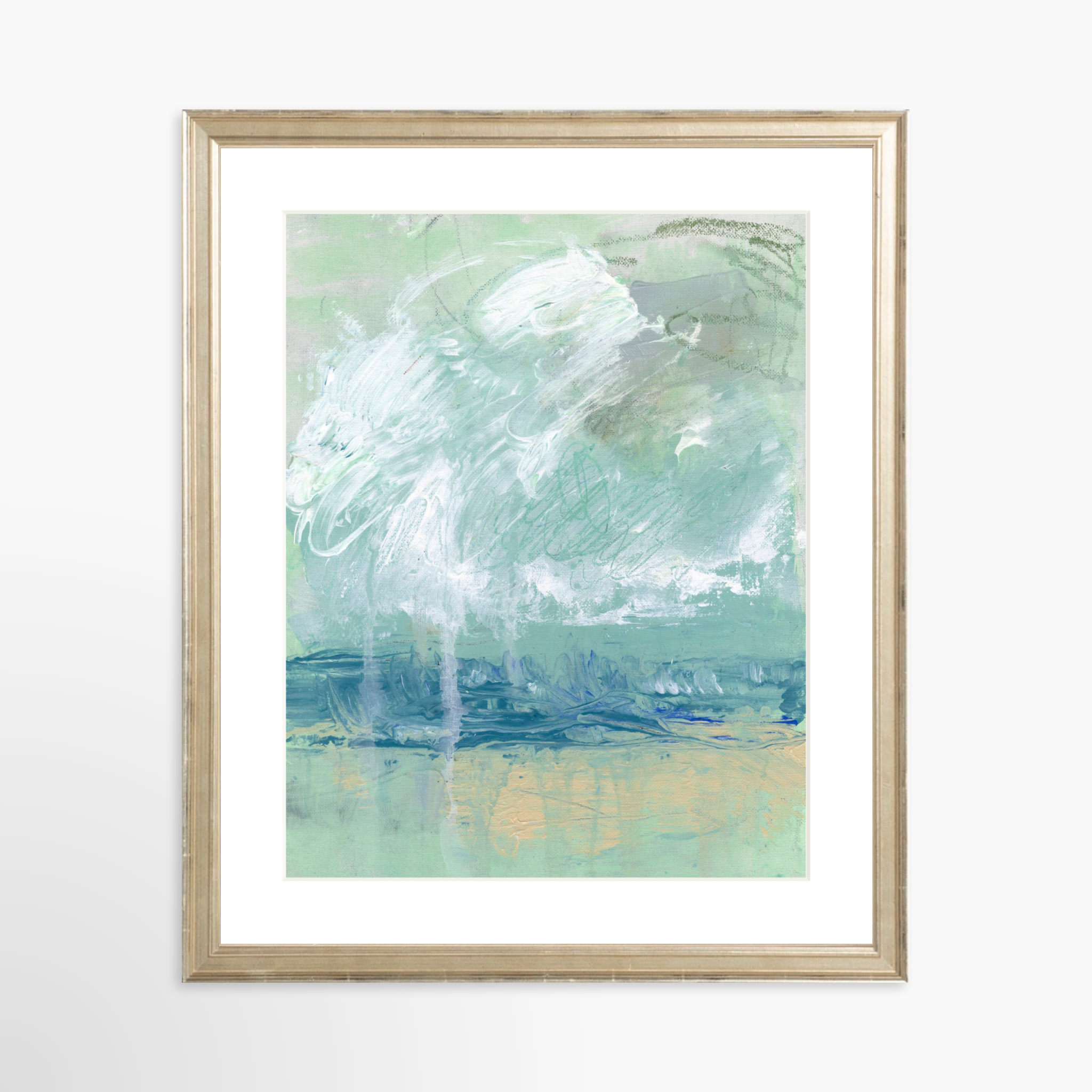 11x14 / Certificate Silver Frame + White Mat