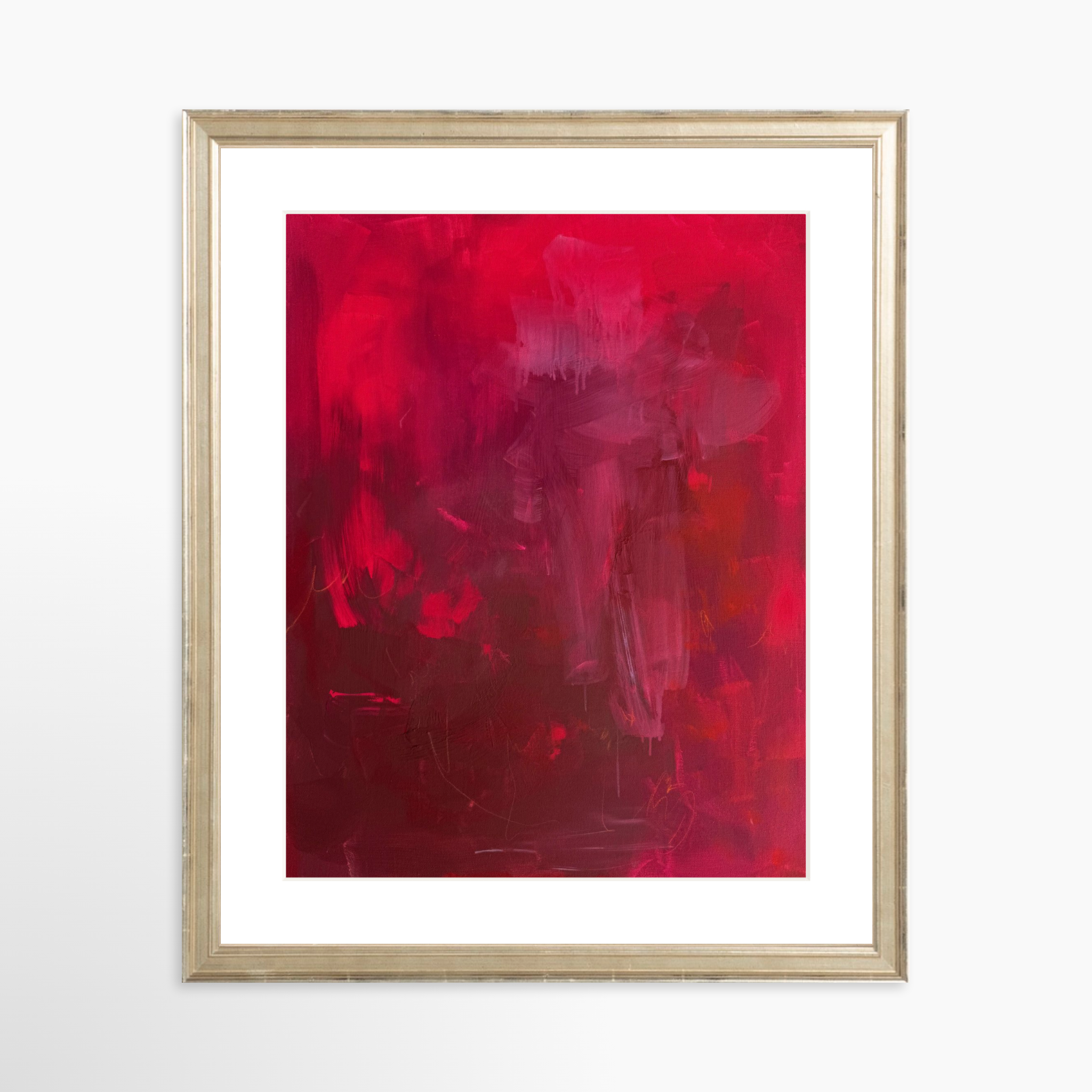 11x14 / Certificate Silver Frame + White Mat