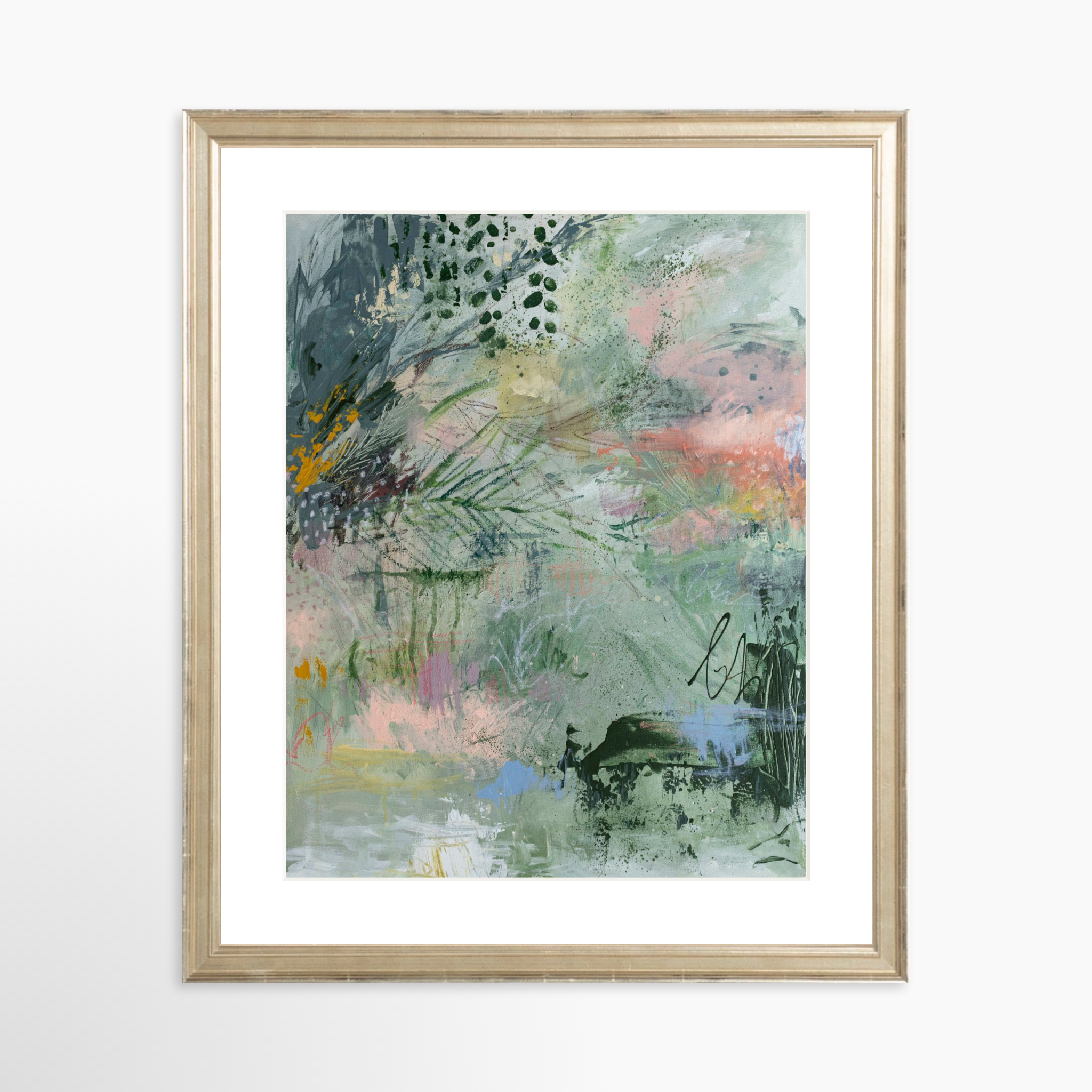 11x14 / Certificate Silver Frame + White Mat