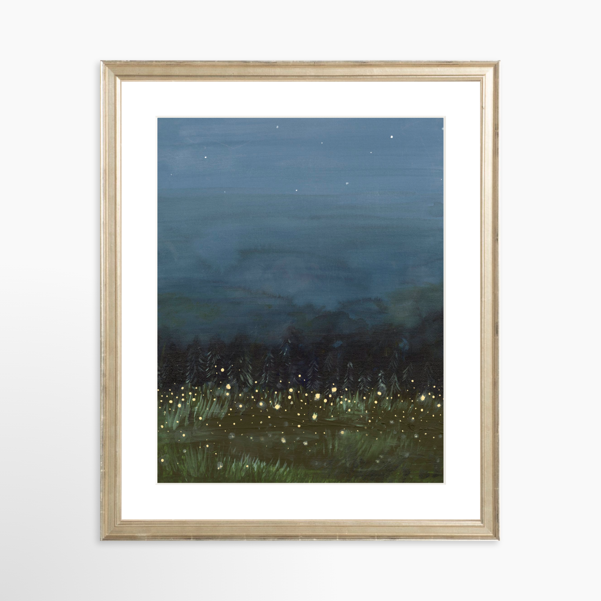 11x14 / Certificate Silver Frame + White Mat