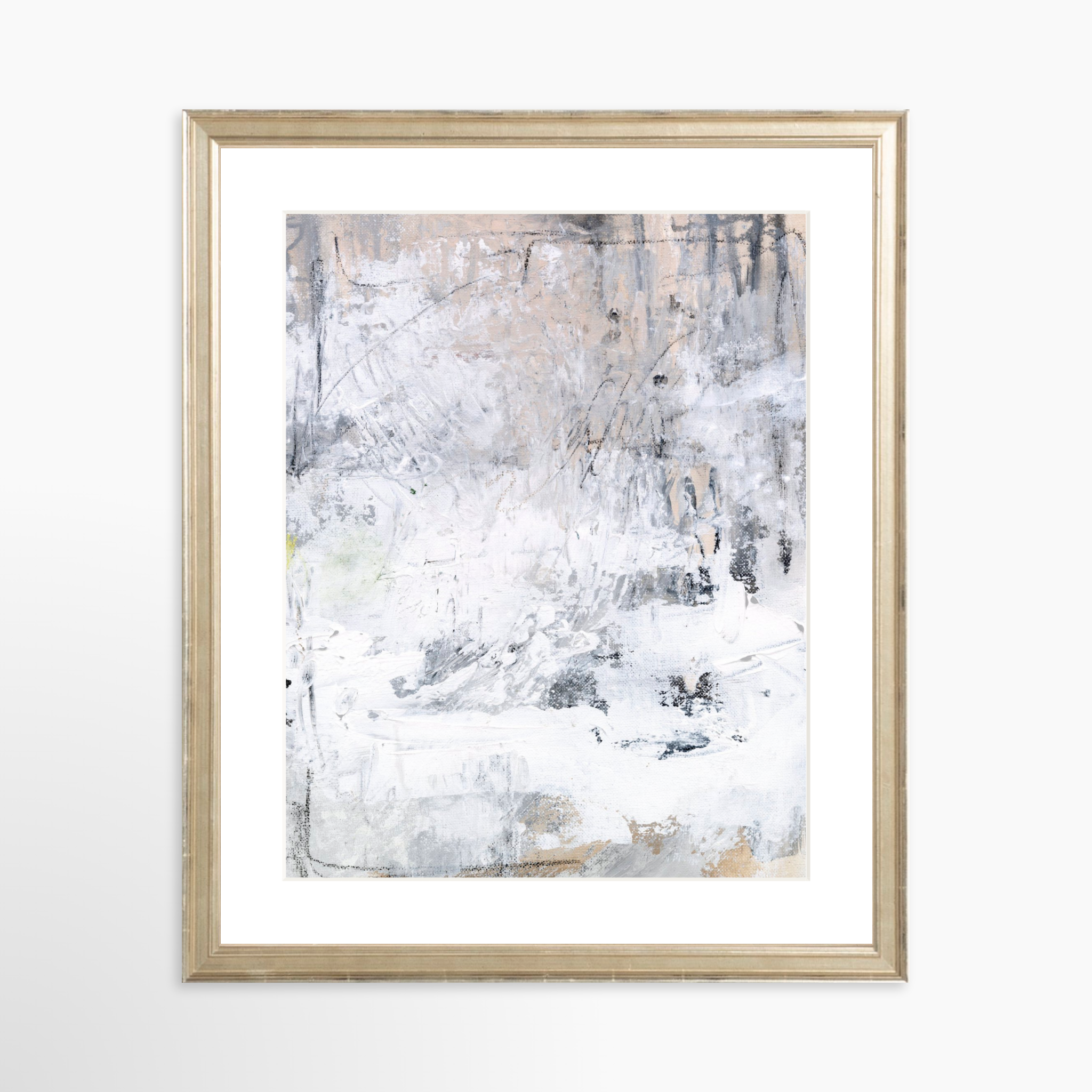 11x14 / Certificate Silver Frame + White Mat