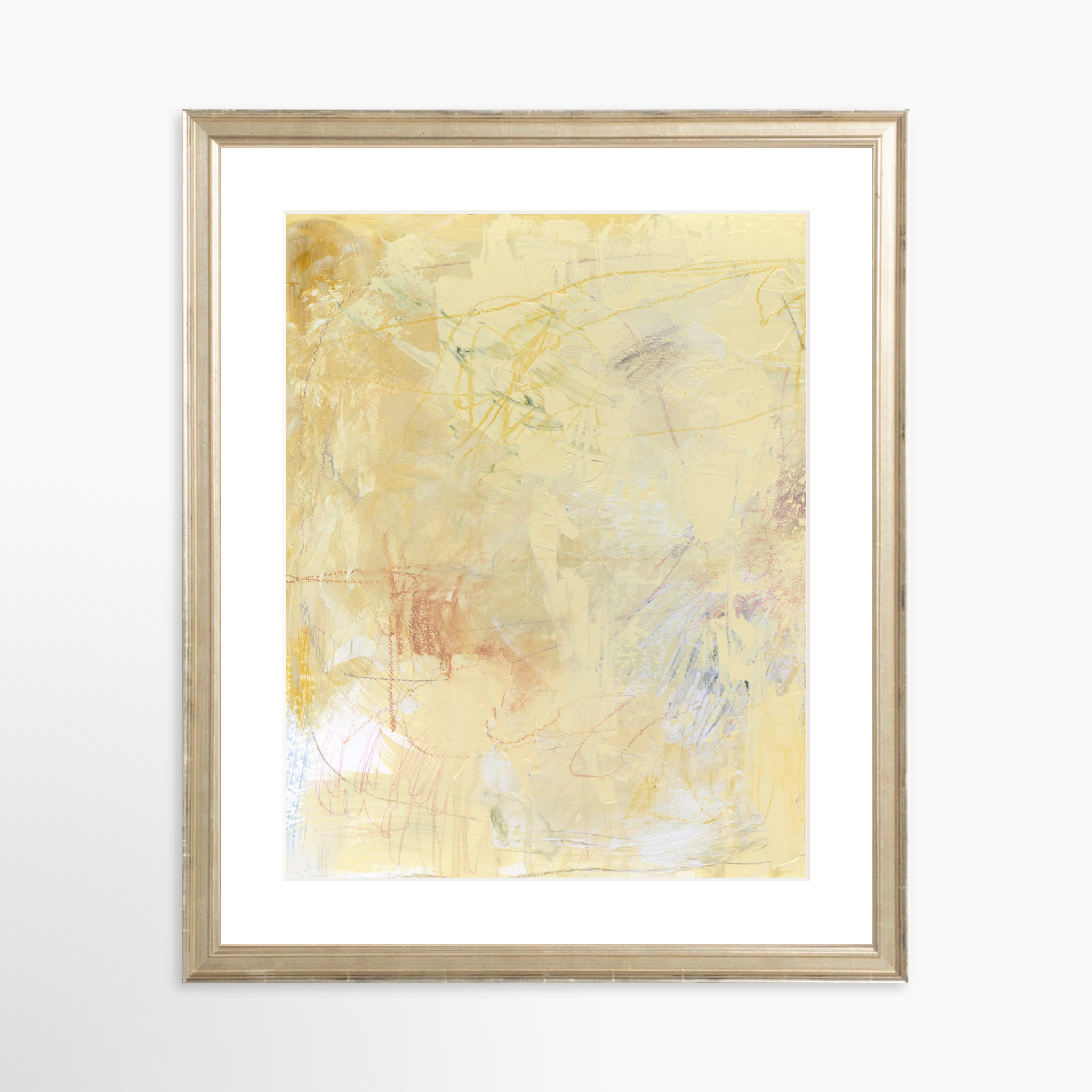 11x14 / Certificate Silver Frame + White Mat