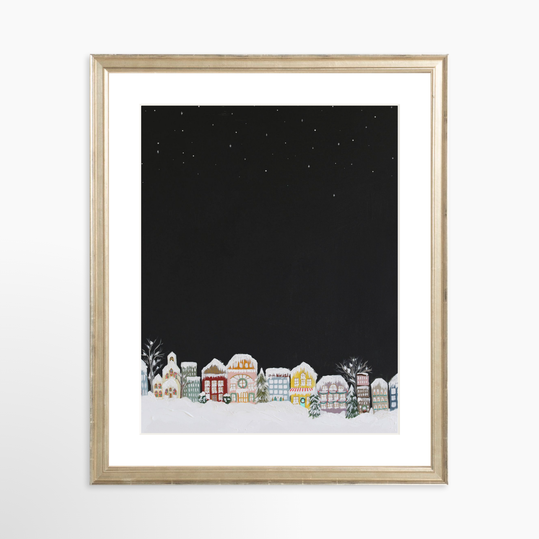 11x14 / Certificate Silver Frame + White Mat