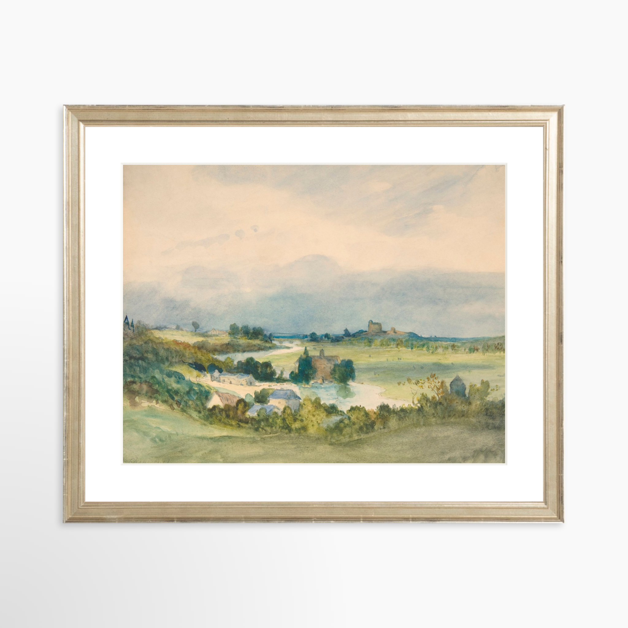 14x11 / Certificate Silver Frame + White Mat