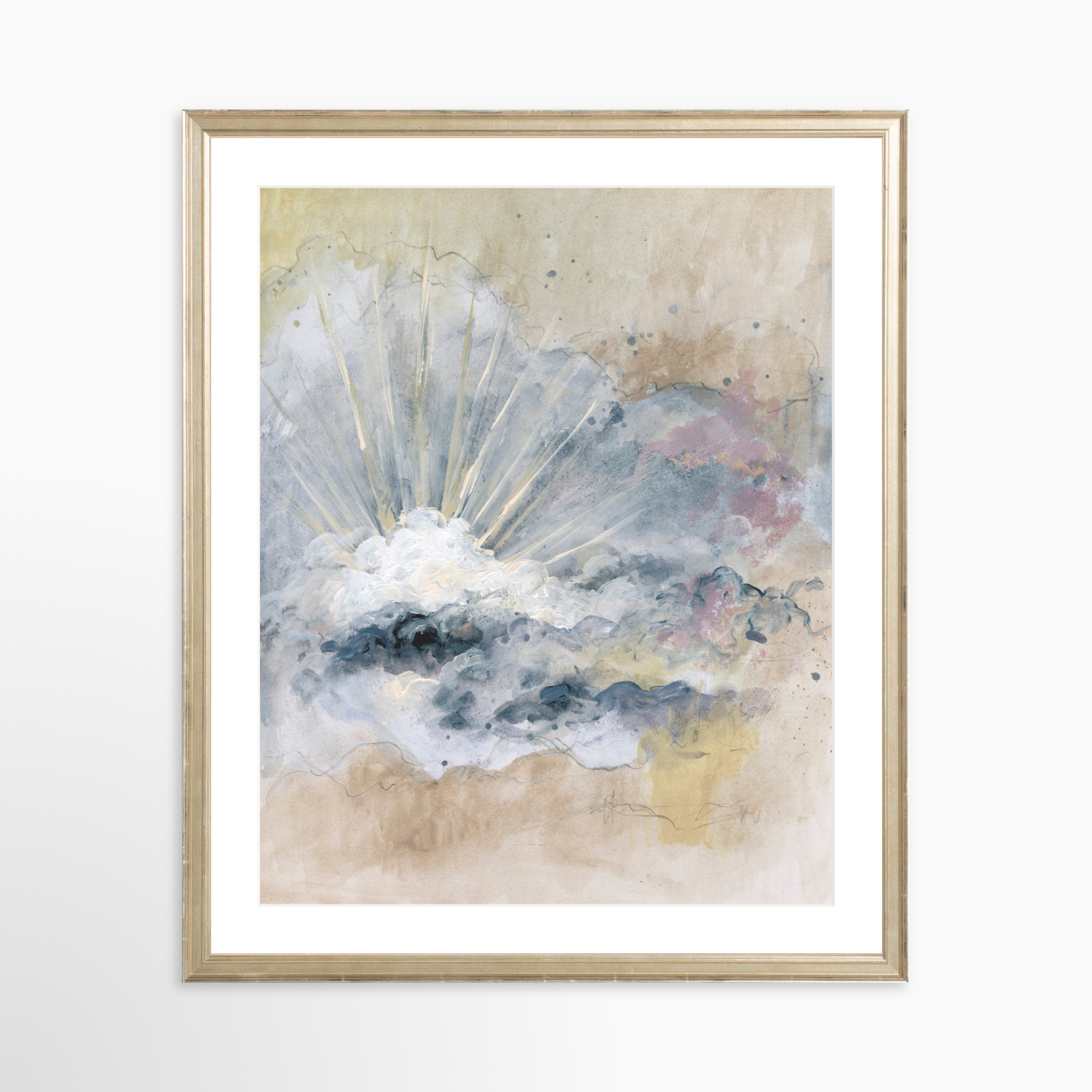 16x20 / Certificate Silver Frame + White Mat