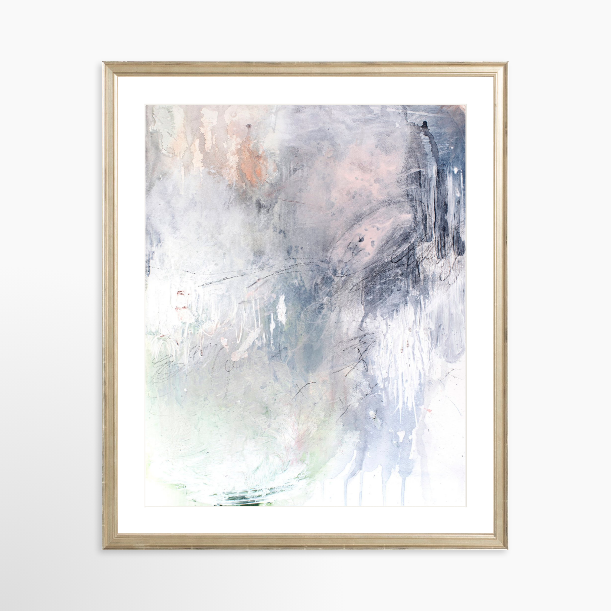 16x20 / Certificate Silver Frame + White Mat