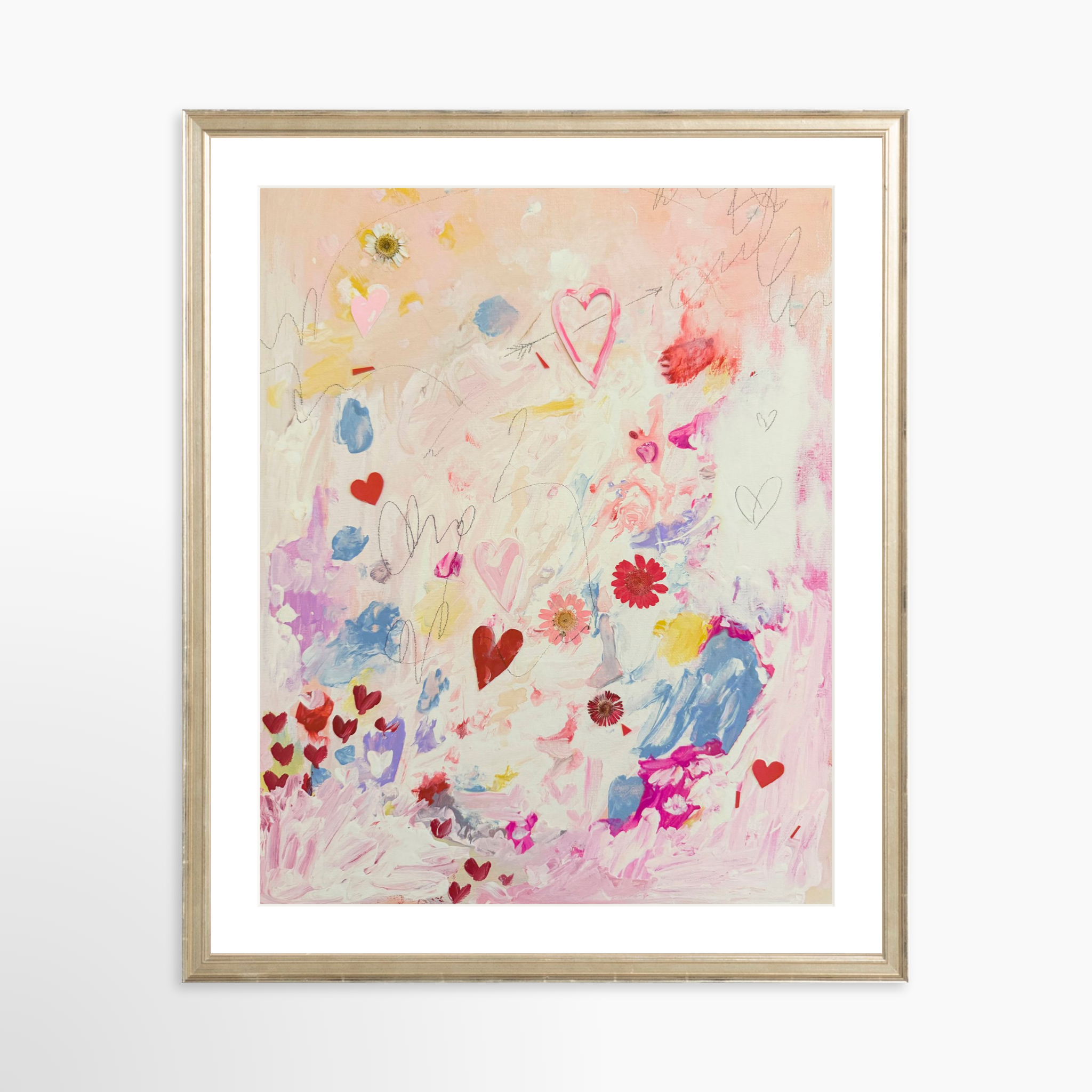 16x20 / Certificate Silver Frame + White Mat