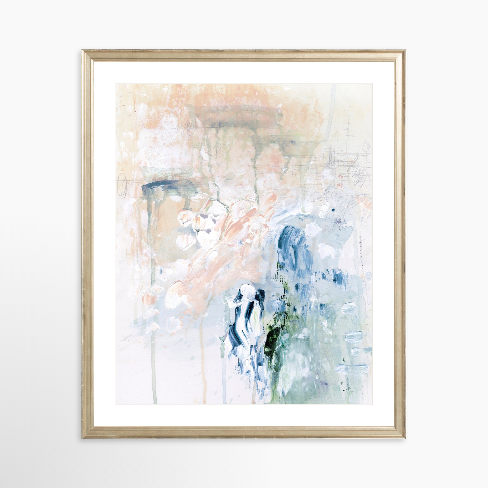 16x20 / Certificate Silver Frame + White Mat