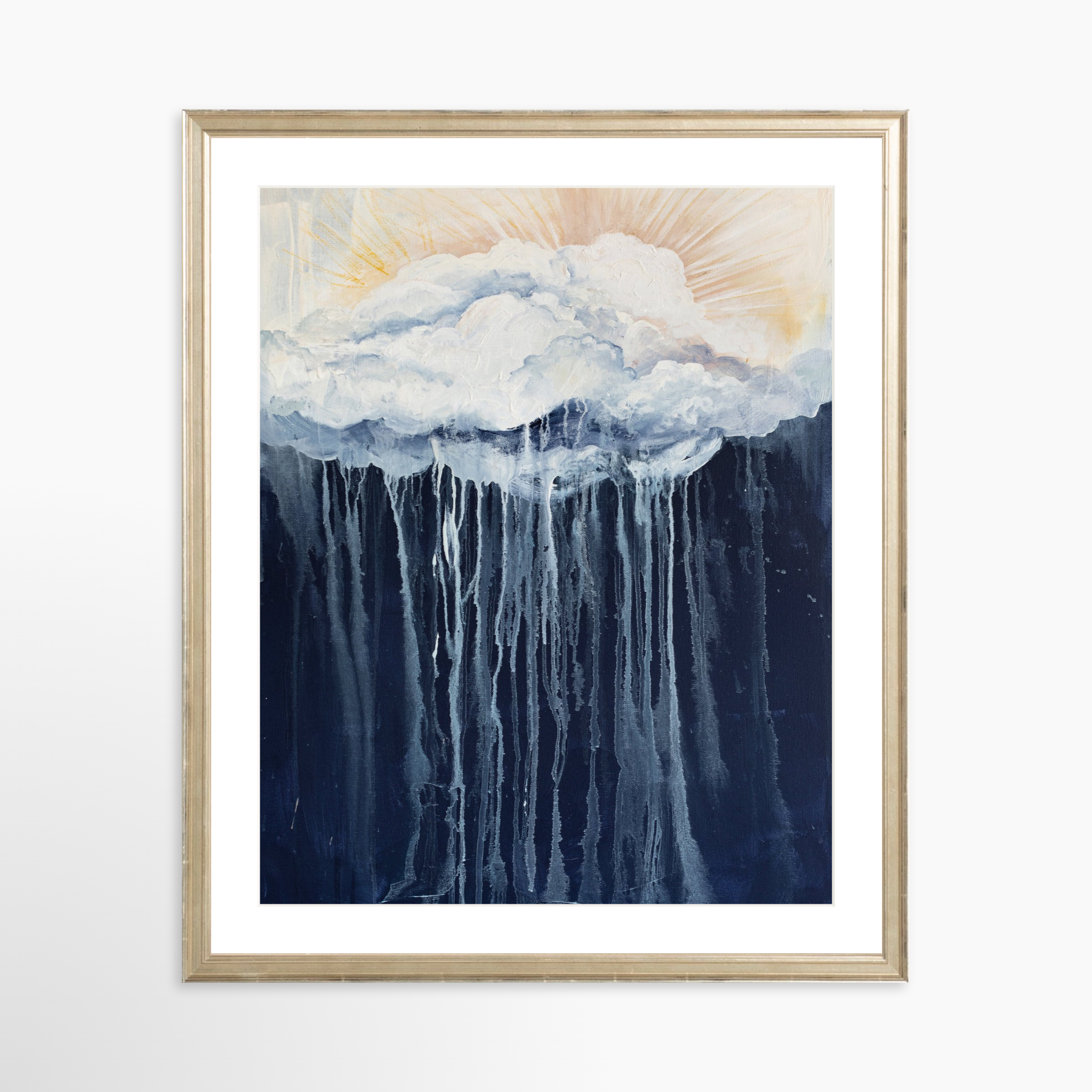 16x20 / Certificate Silver Frame + White Mat