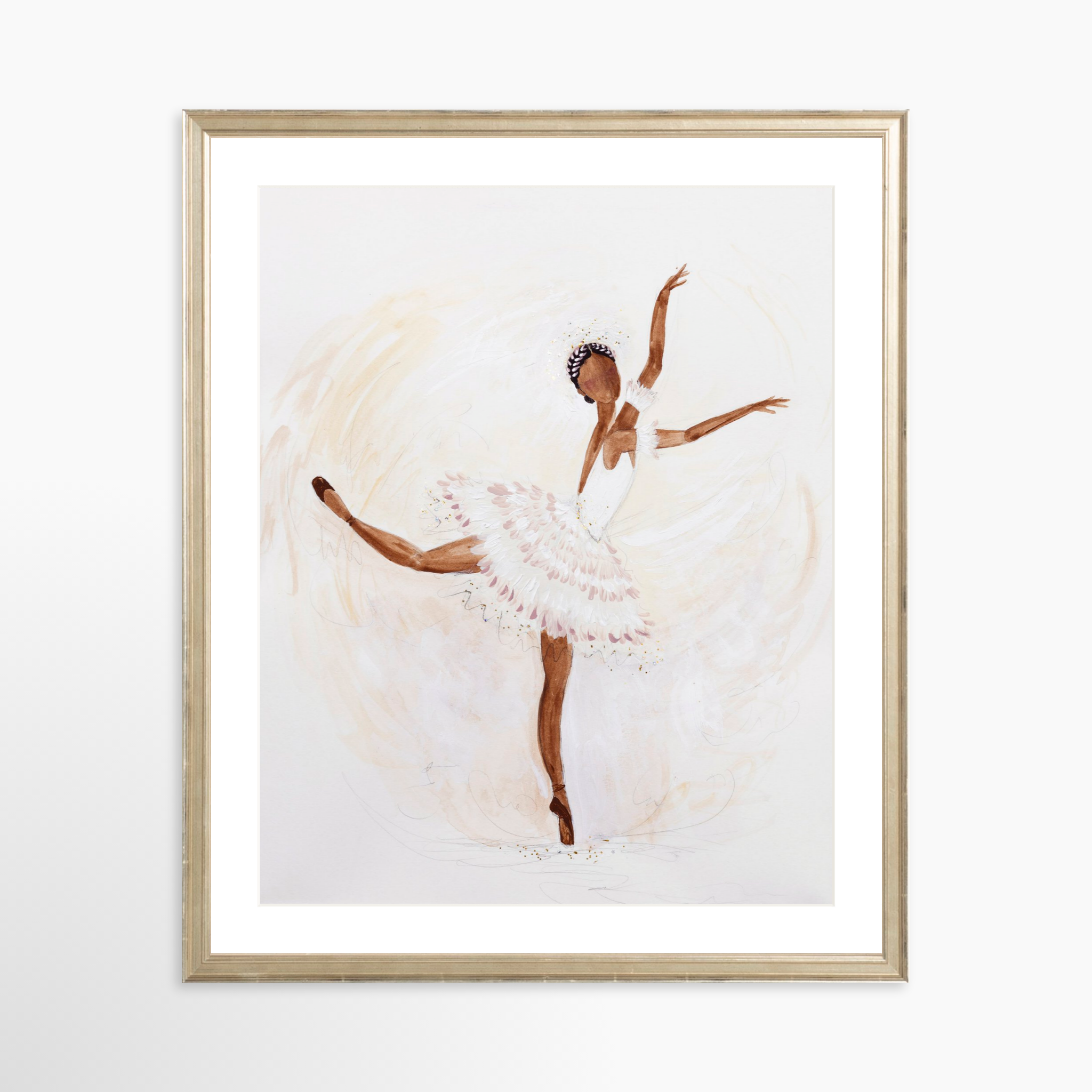 16x20 / Certificate Silver Frame + White Mat