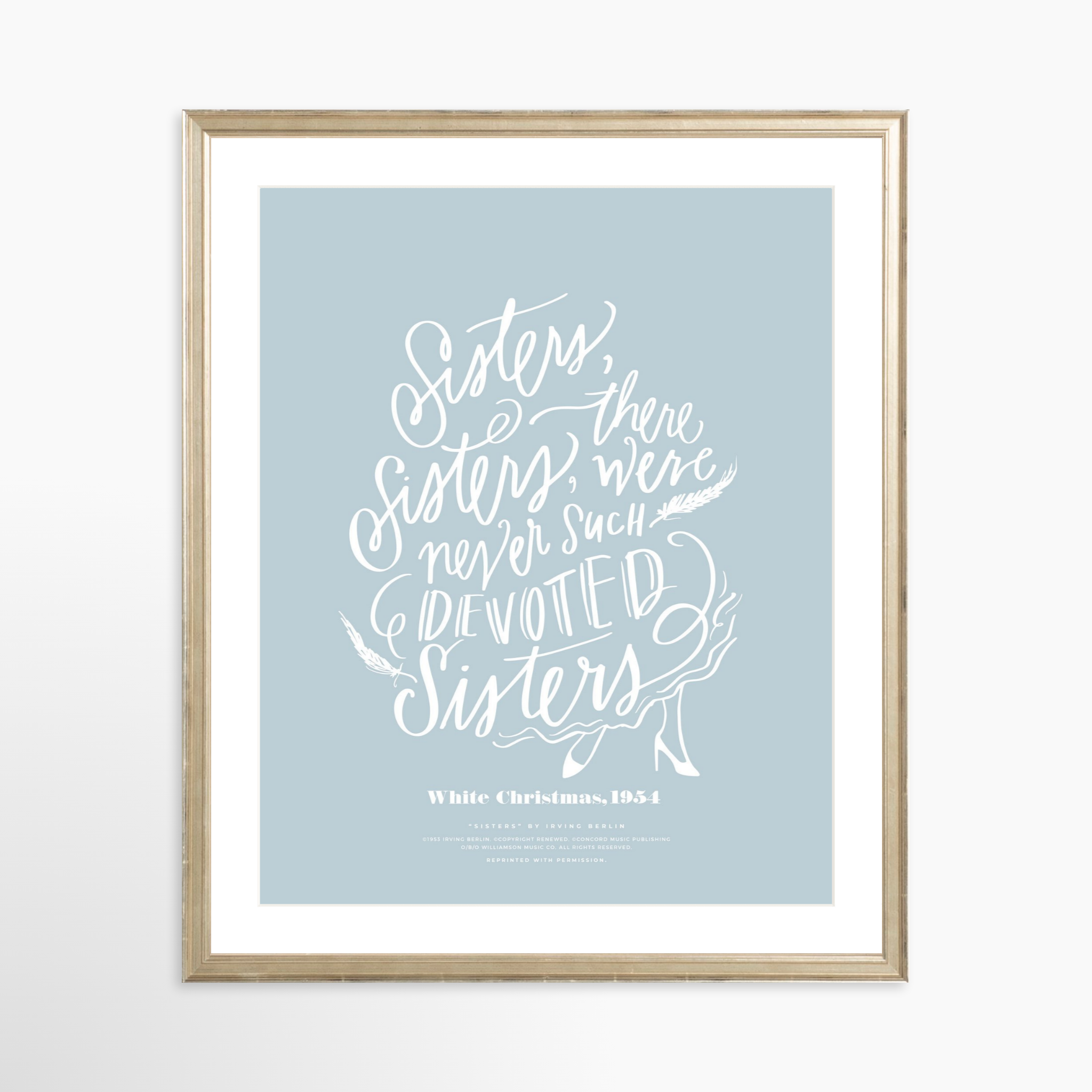 16x20 / Certificate Silver Frame + White Mat