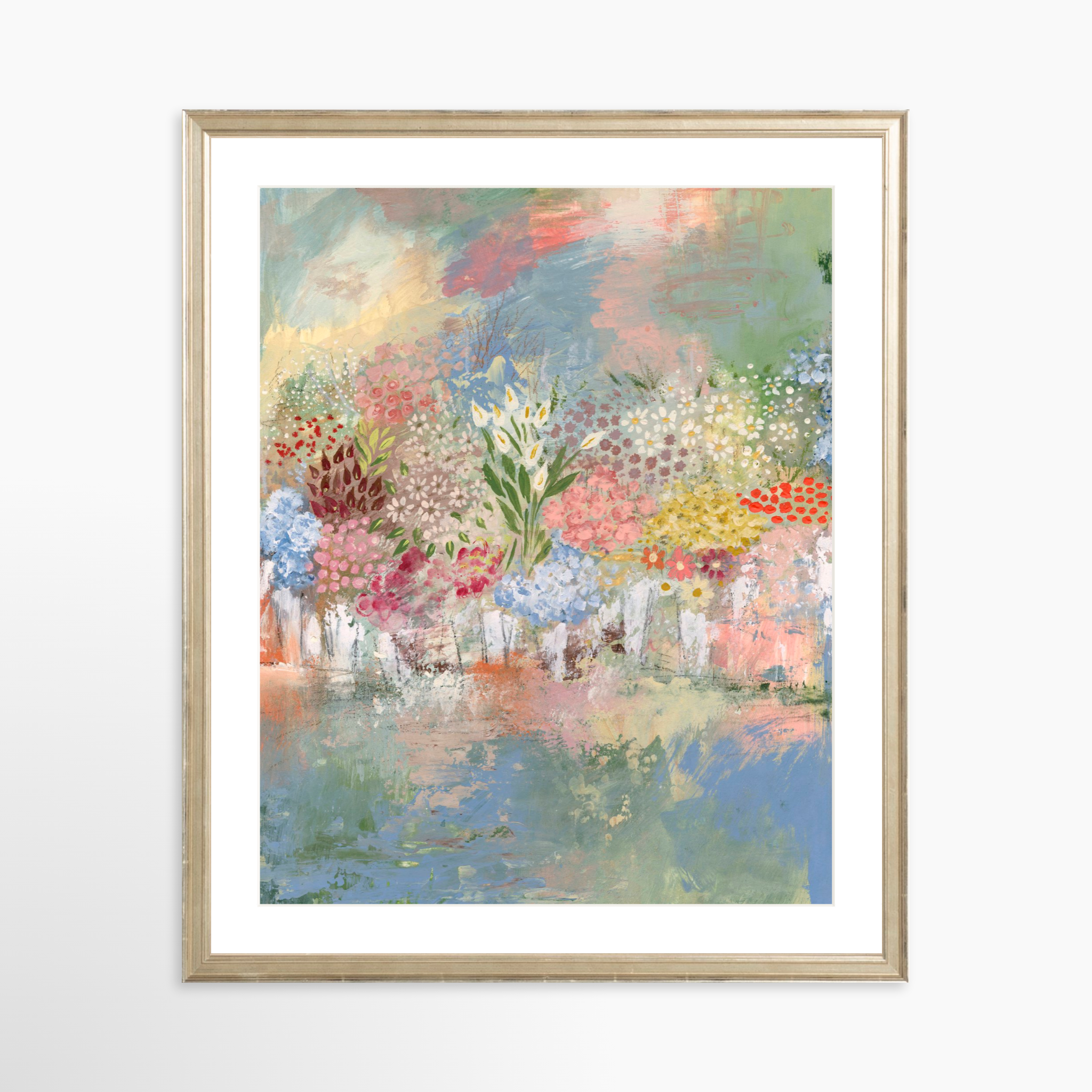 16x20 / Certificate Silver Frame + White Mat