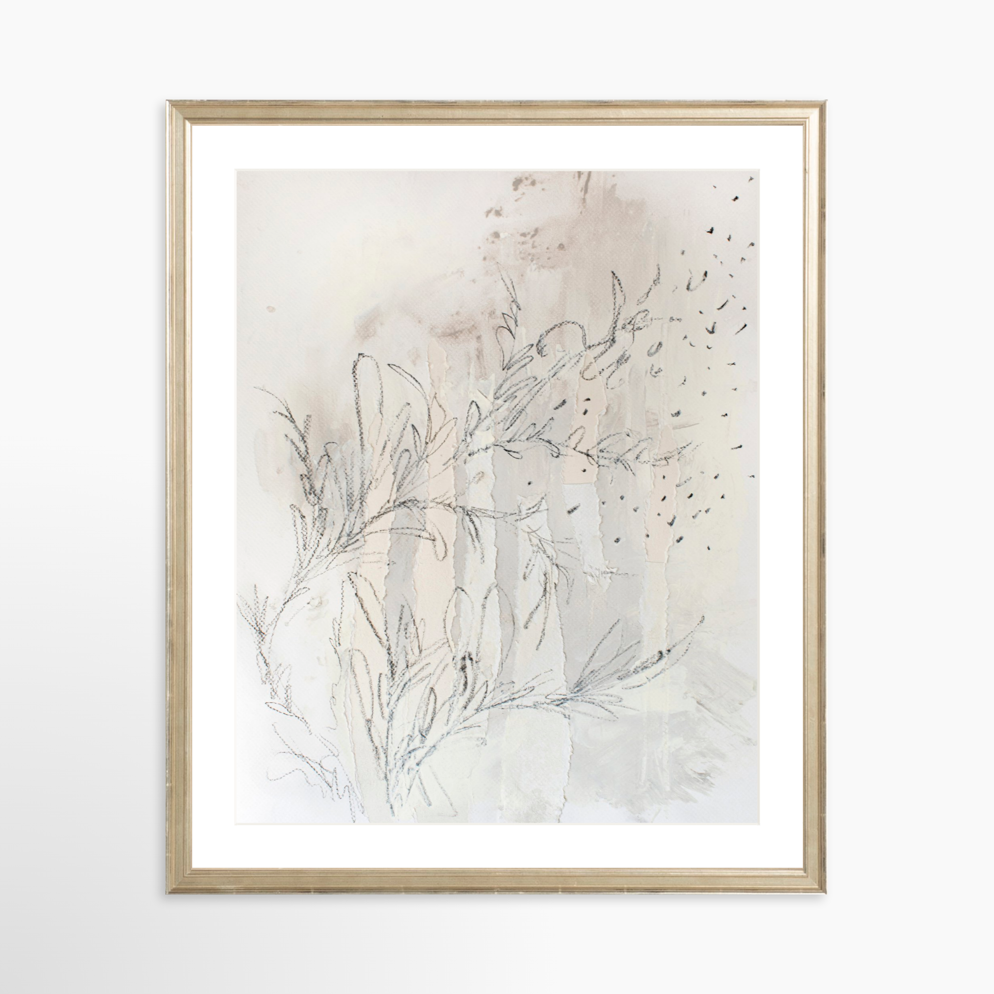 16x20 / Certificate Silver Frame + White Mat