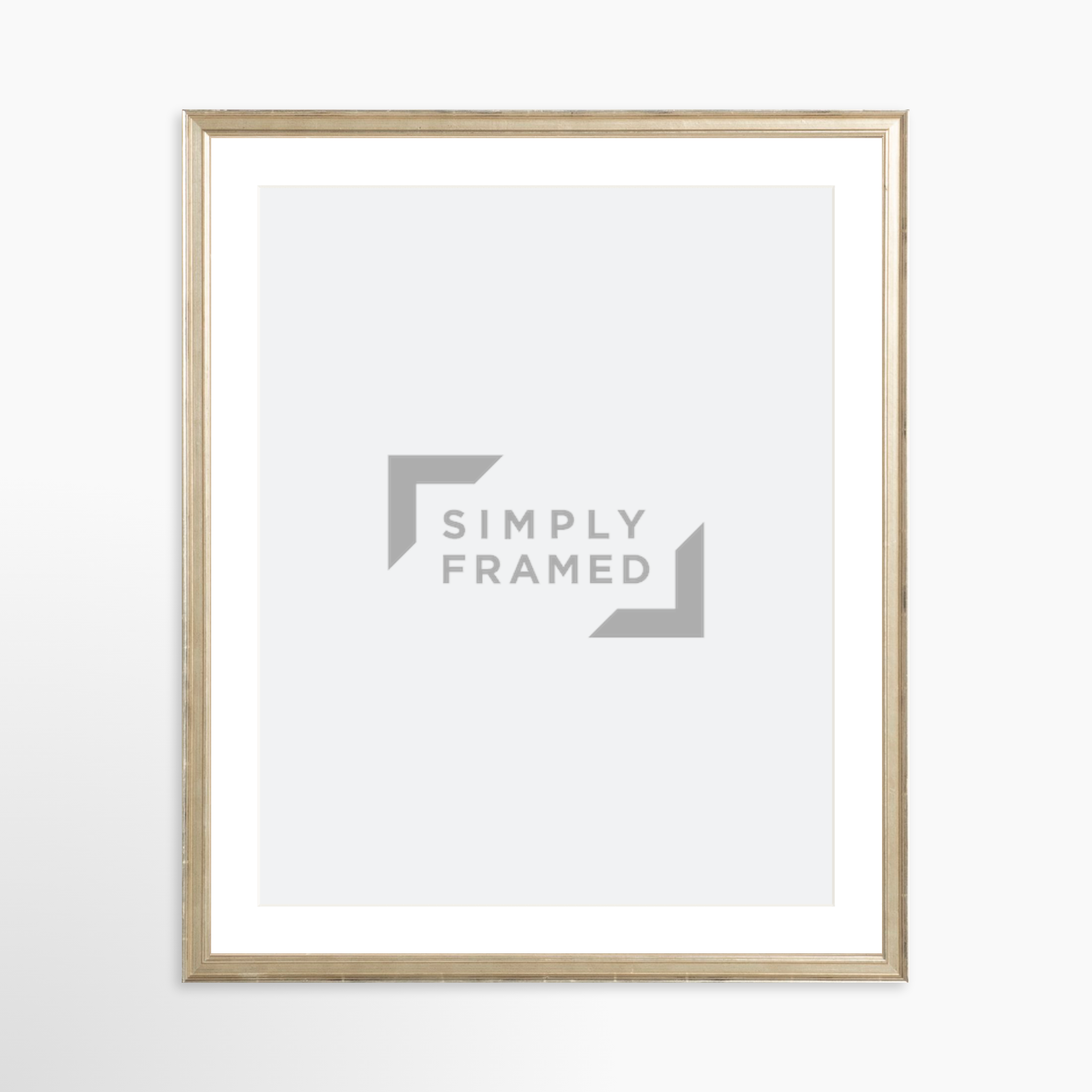 16x20 / Certificate Silver Frame + White Mat