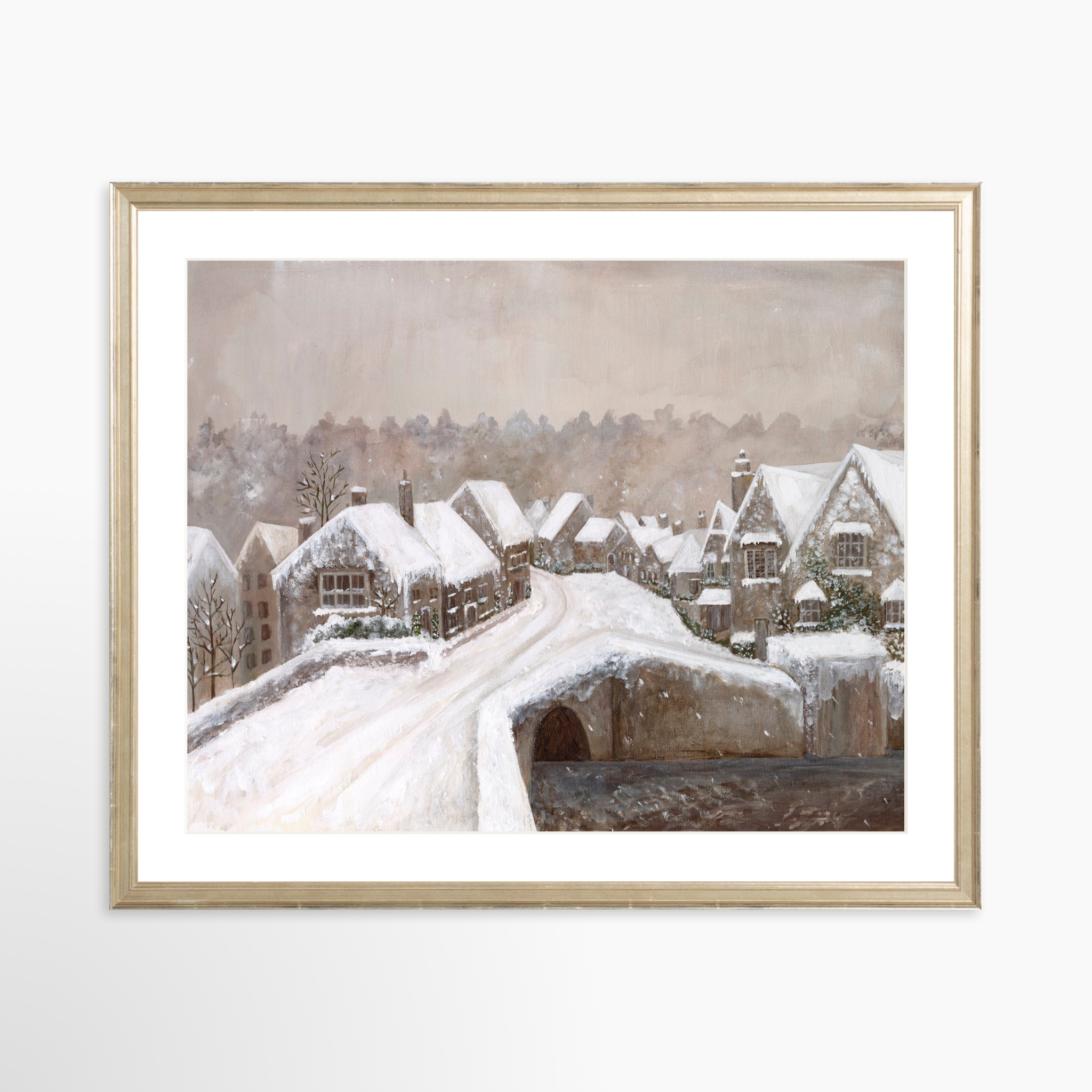 20x16 / Certificate Silver Frame + White Mat