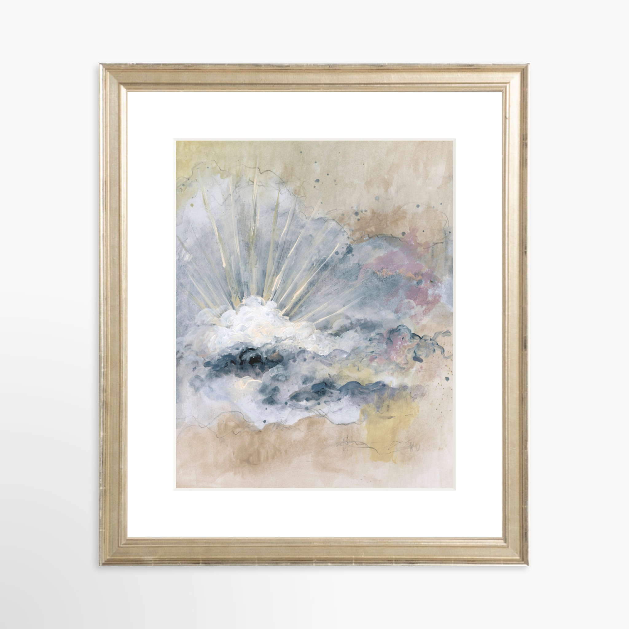 8x10 / Certificate Silver Frame + White Mat