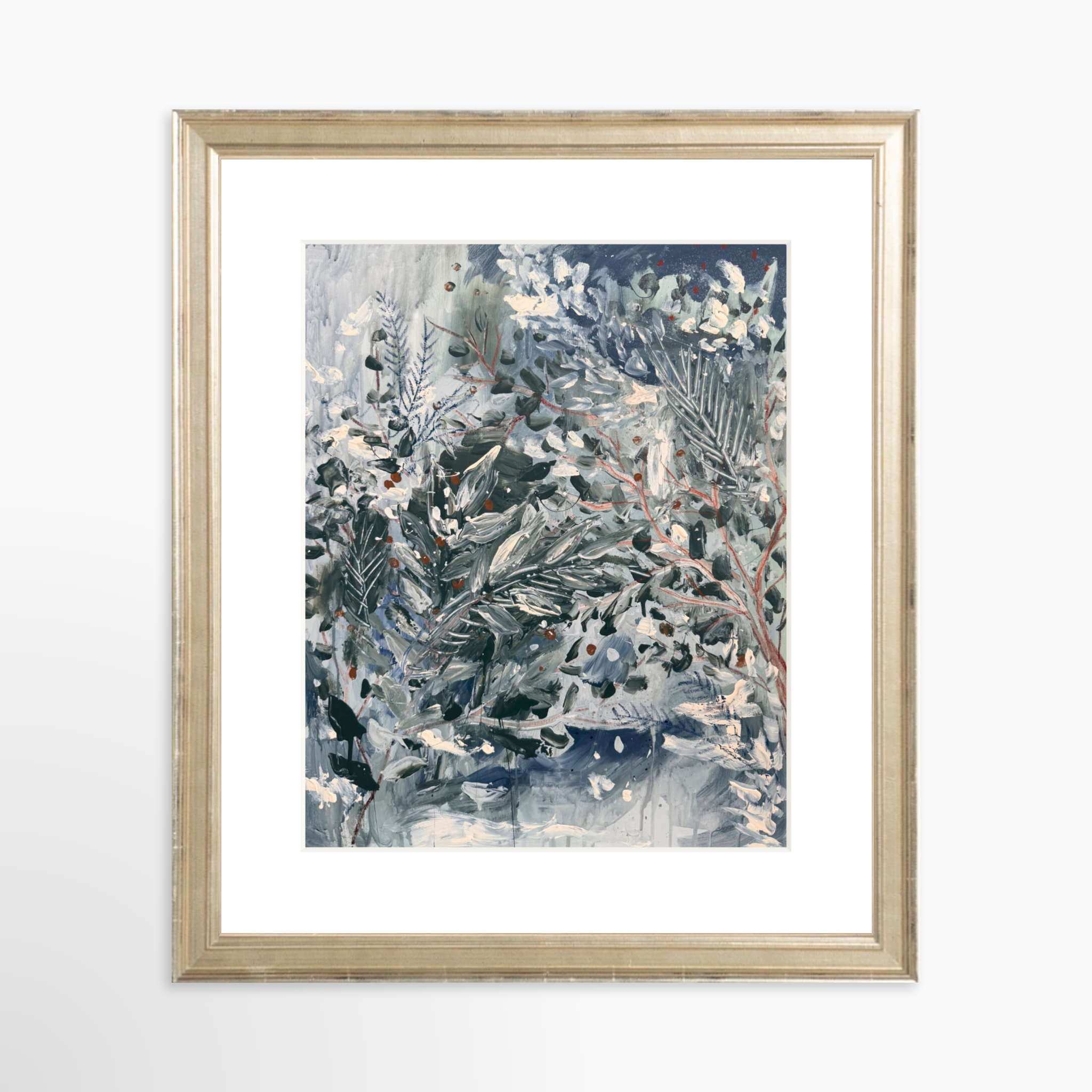 8x10 / Certificate Silver Frame + White Mat