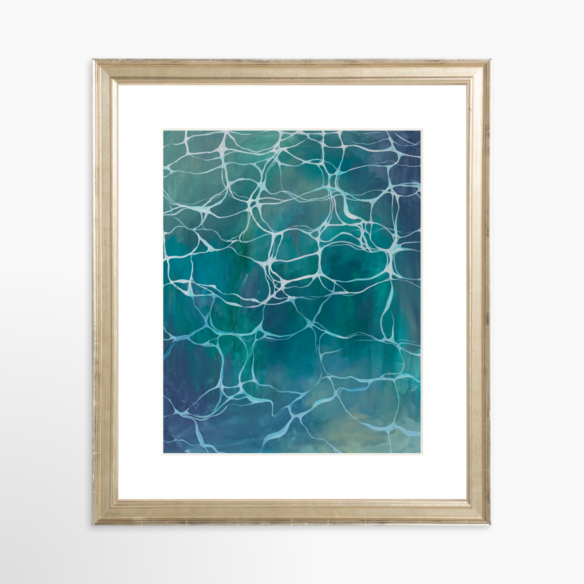 8x10 / Certificate Silver Frame + White Mat