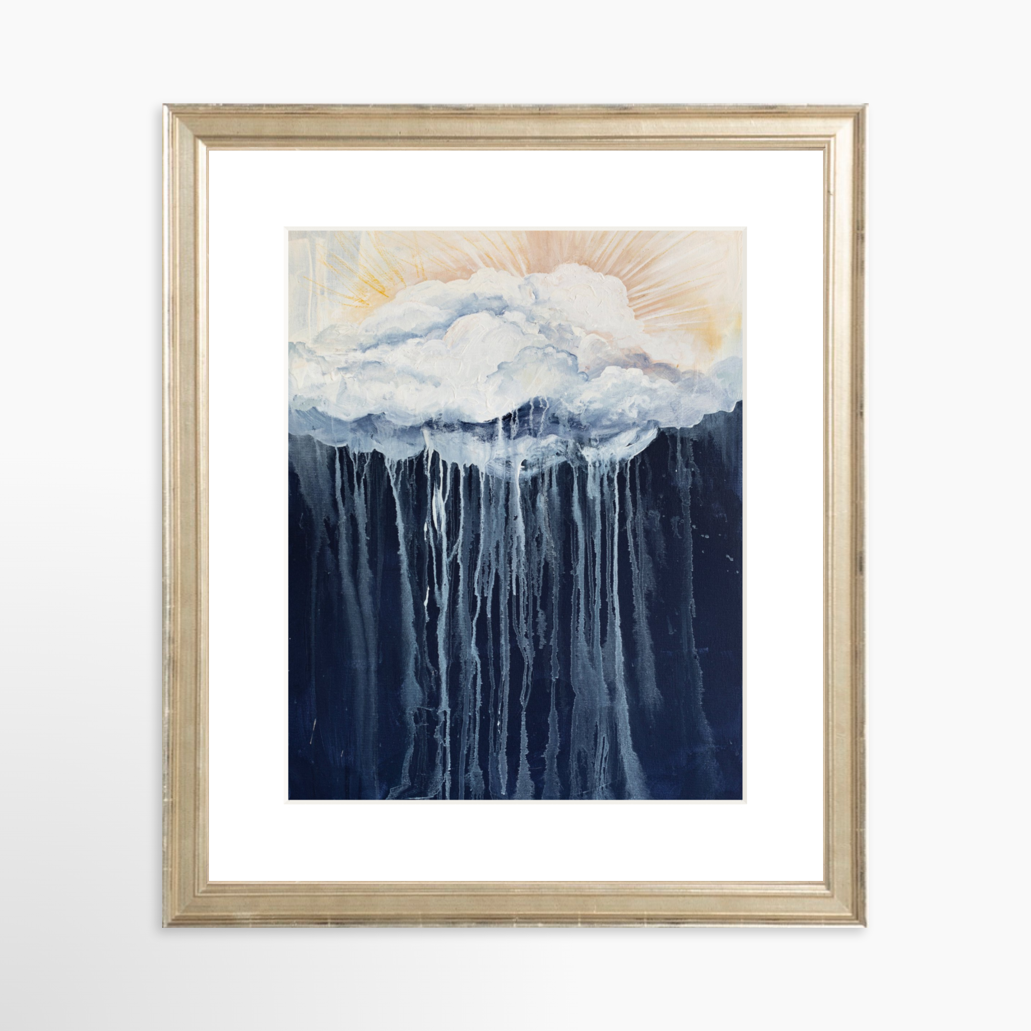 8x10 / Certificate Silver Frame + White Mat