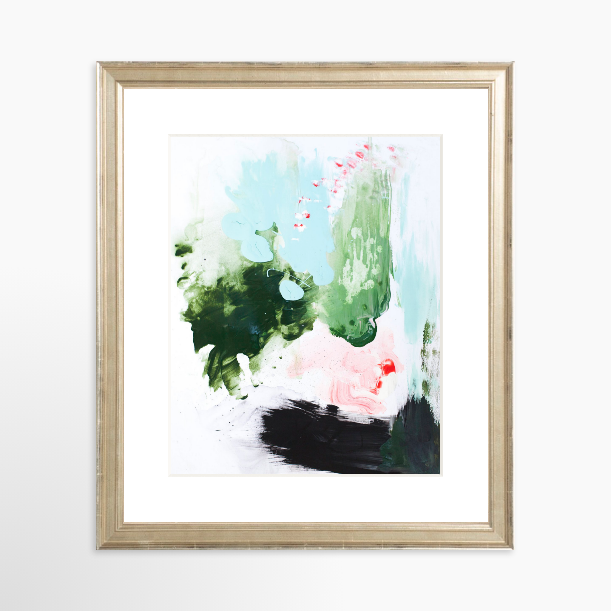 8x10 / Certificate Silver Frame + White Mat